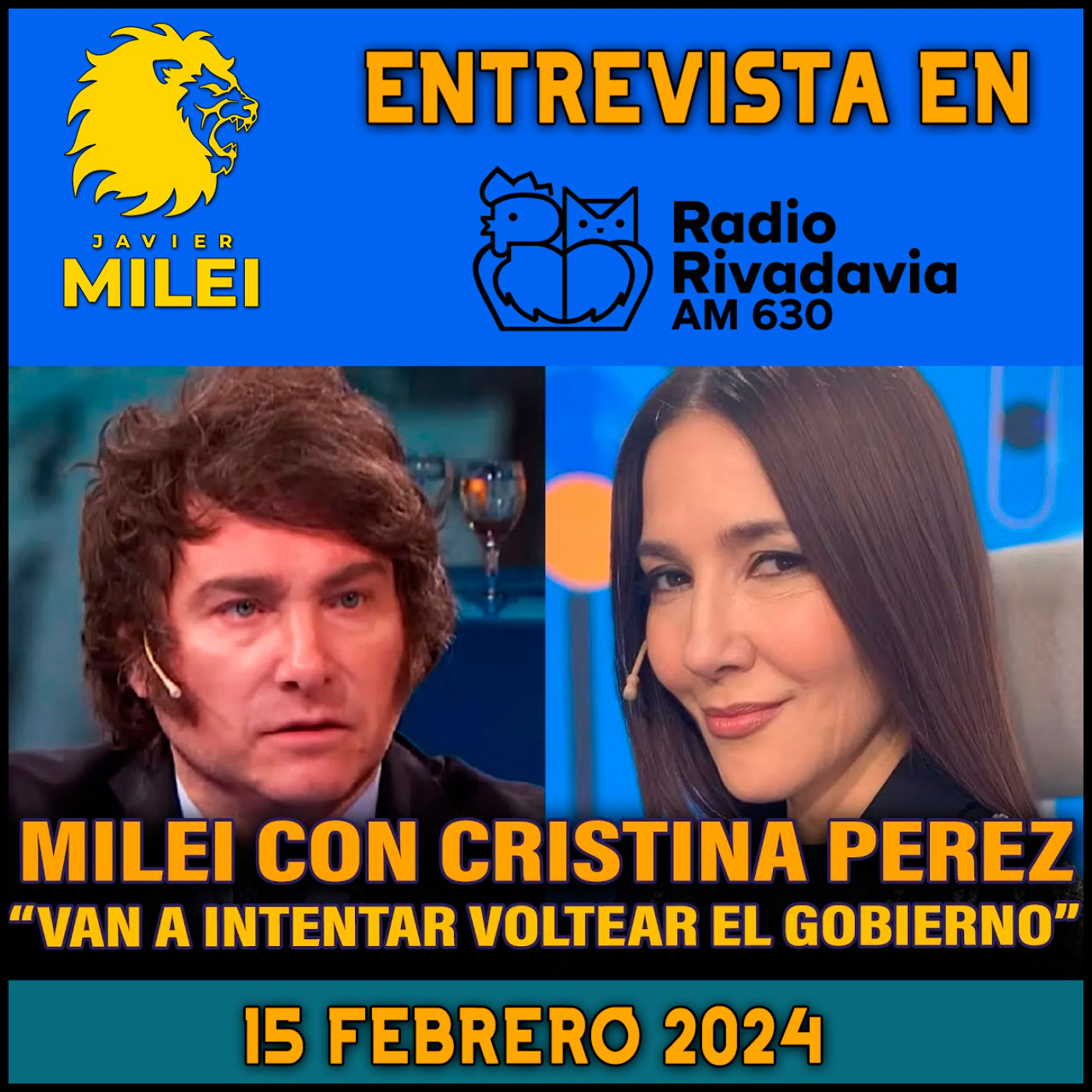 cover of episode PRIMERA ENTREVISTA DE JAVIER MILEI CON CRISTINA PEREZ.