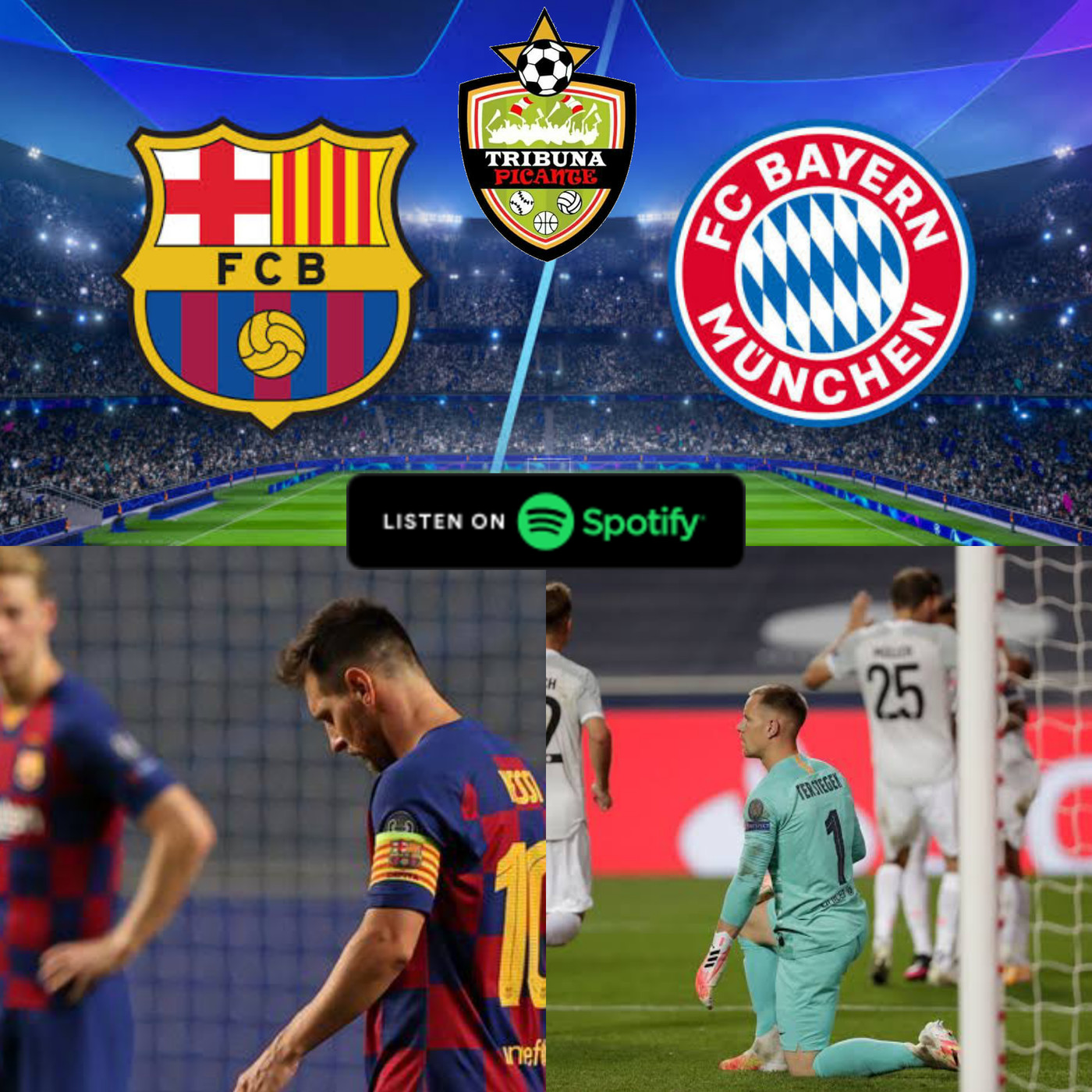 Barcelona vs Bayern Munich episode artwork