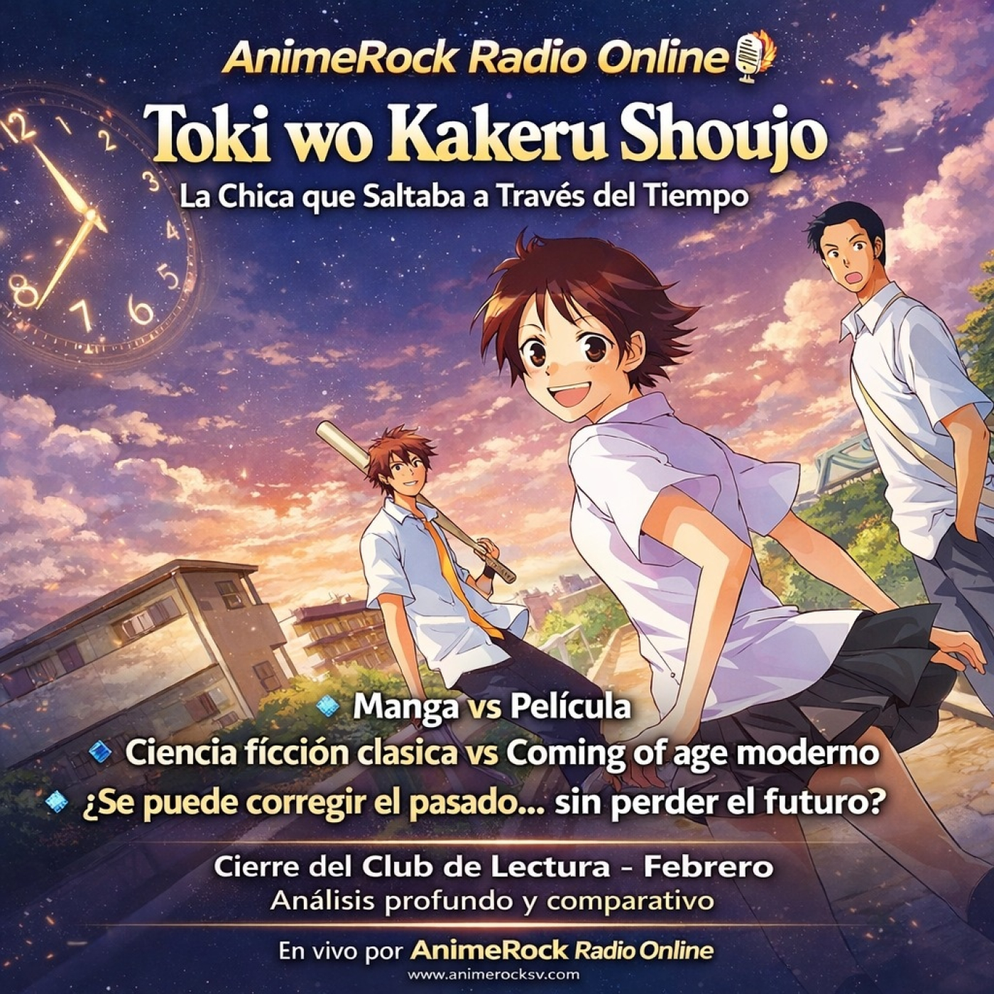 La Chica que Saltaba a Través del Tiempo animerock 23 febrero 2026 episode artwork