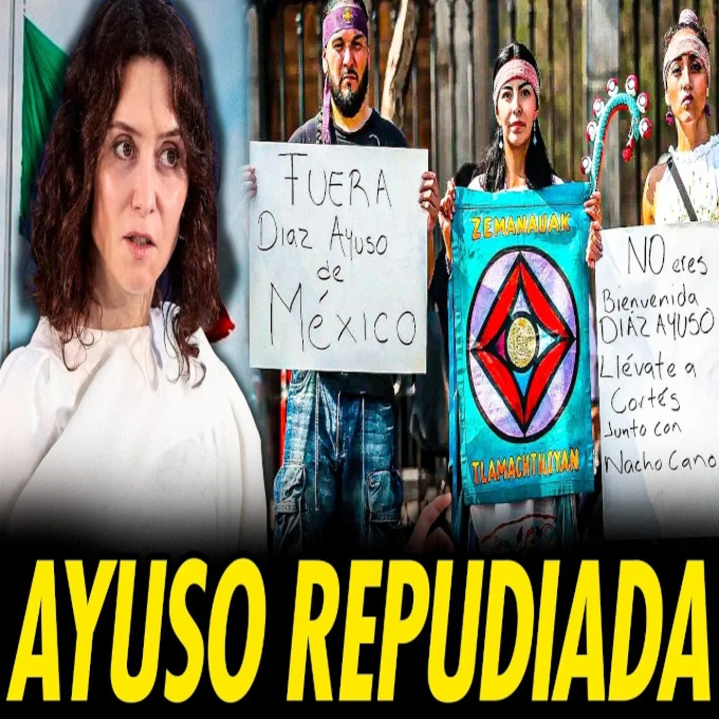 AYUSO ES REPUDIADA EN MÉXICO Y SE REÚNE CON ATLAS NETWORK Y GOLPISTAS FINANCIADOS POR EEUU