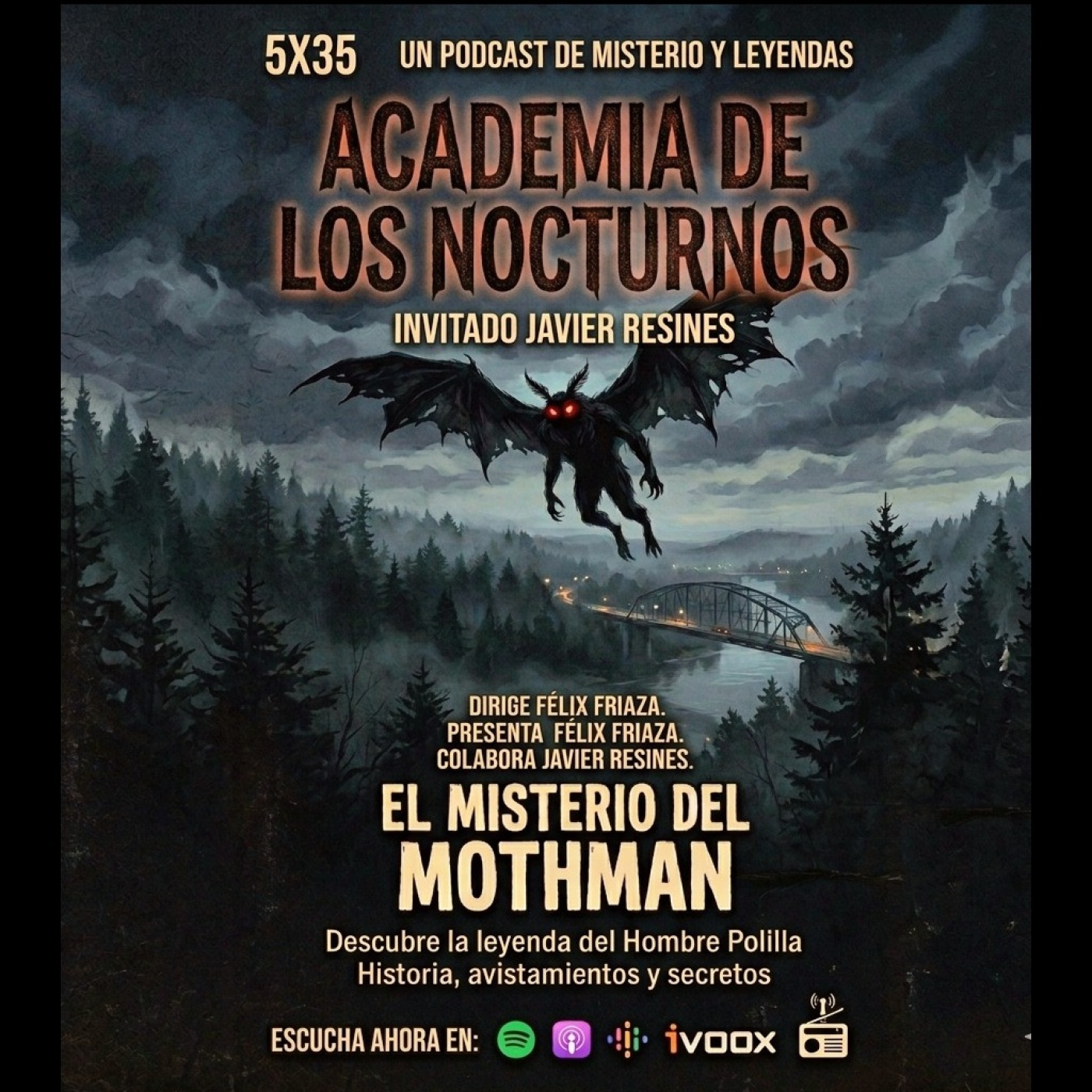 Academia de los nocturnos 5x35: El misterio del Mothman