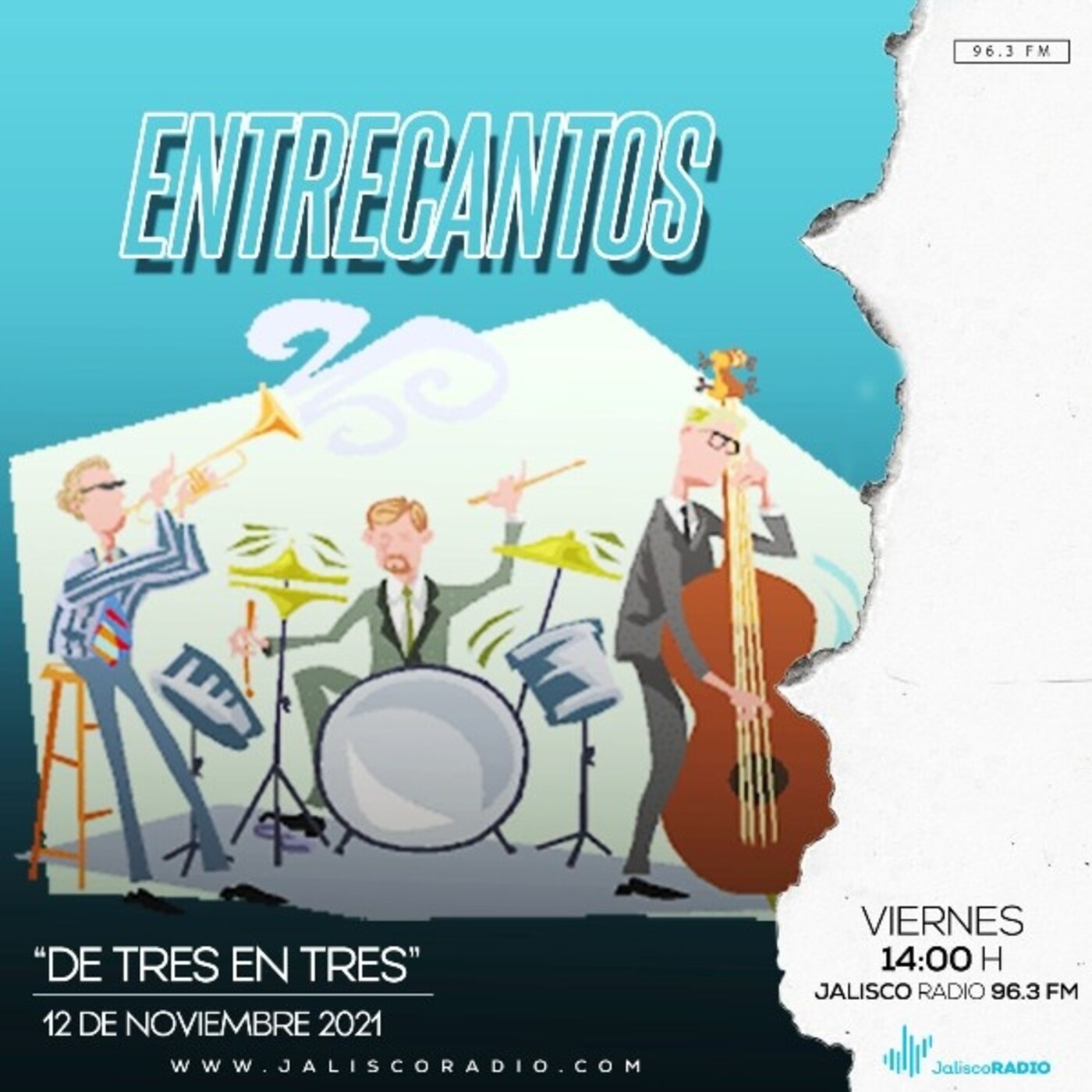 Programa Entrecantos 12 de noviembre, 2021: "De Tres en Tres" episode artwork