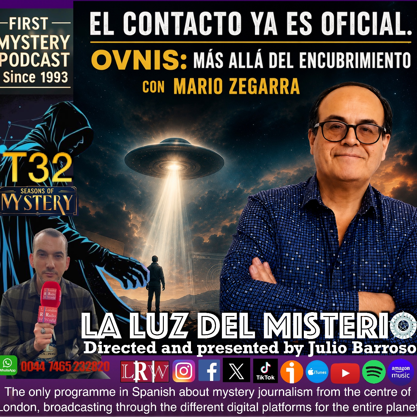 EL CONTACTO YA ES OFICIAL. OVNIS: MÁS ALLÁ DEL ENCUBRIMIENTO CON MARIO ZEGARRA episode artwork
