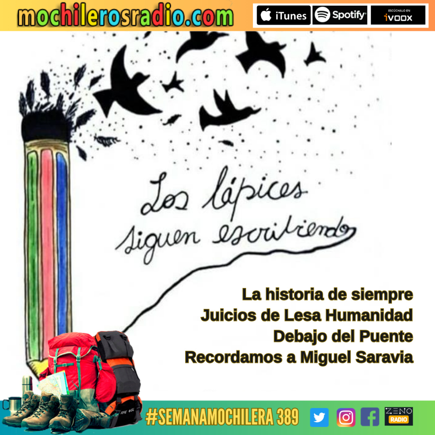 389 Mochileros 29 de Marzo de 2024 episode artwork