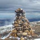 27.- Mochileros en el Picón de Jerez a 3.088m - 2a parte (desde el refugio de Postero Alto en clima invernal).