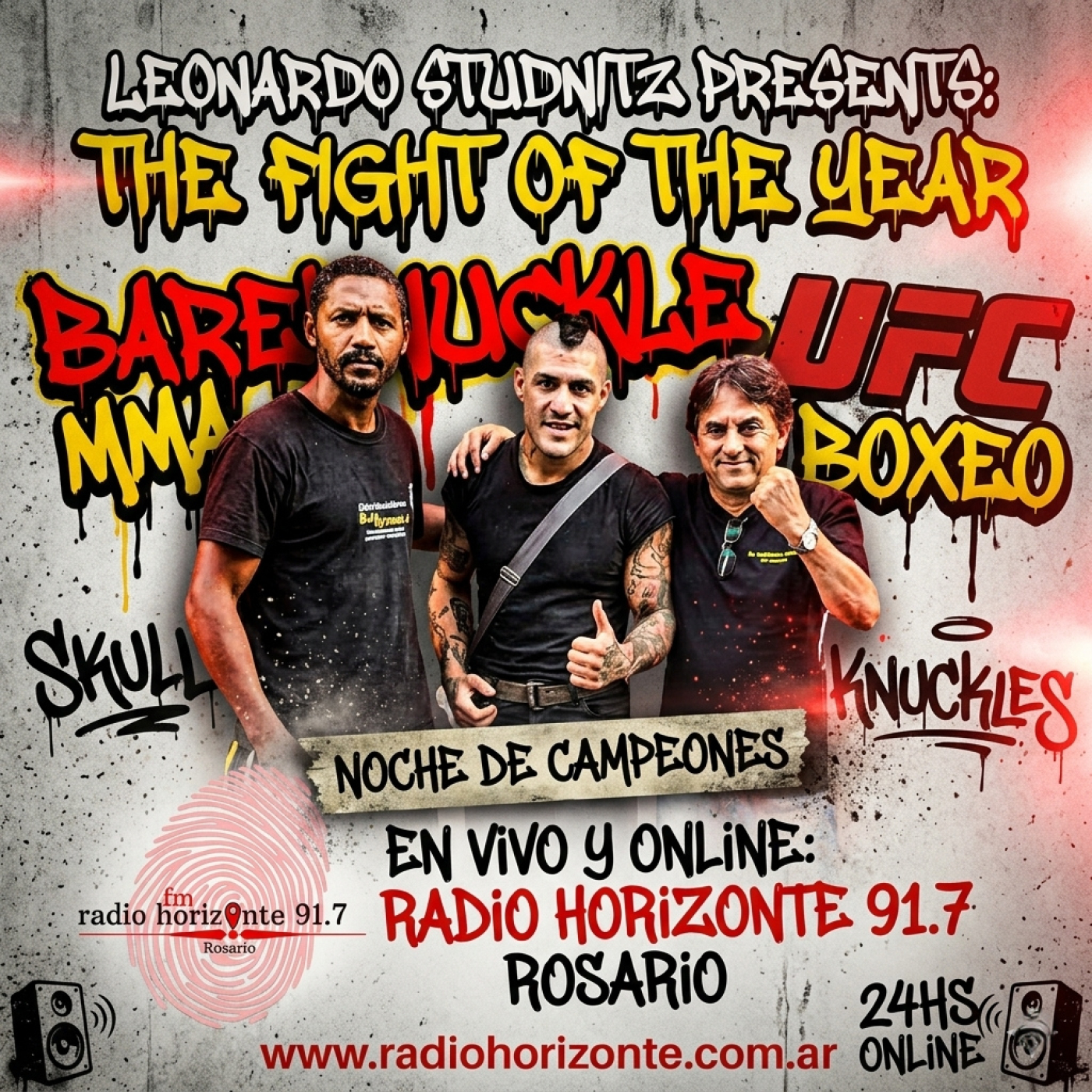 HOY EL INVITADO ES "LEONARDO STUDNITZ" BAREKNUCKLE, BOXEO A PUÑO LIMPIO. episode artwork