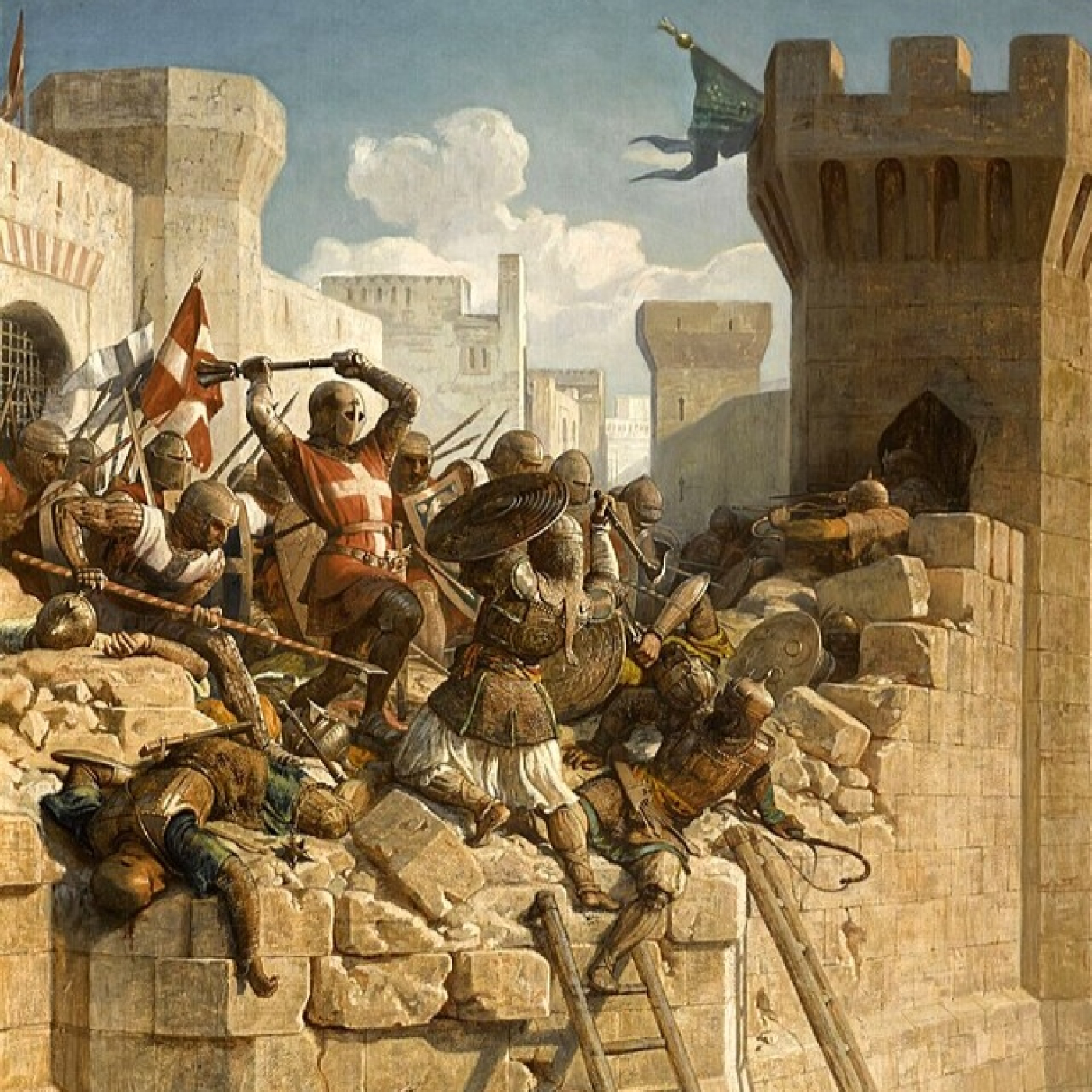 La toma de Acre - Guerra Santa en Jerusalem