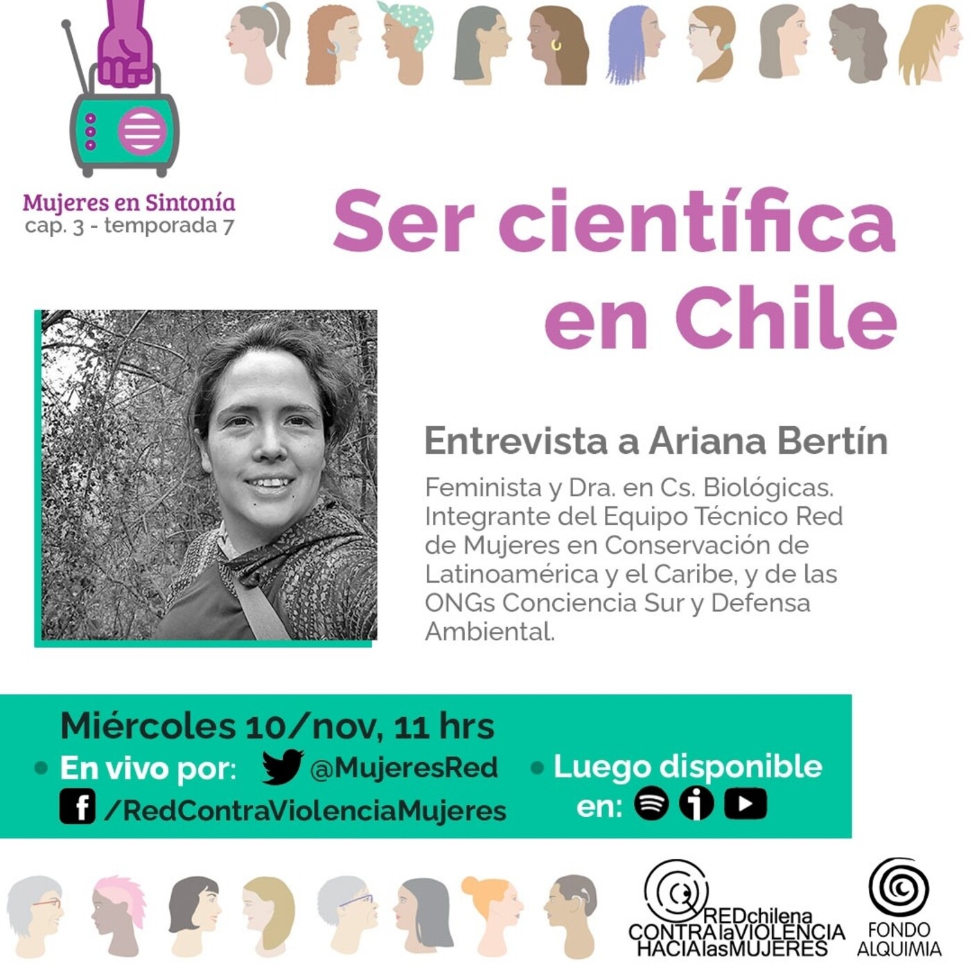 Mujeres en Sintonía, E3T7: Ser científica en Chile episode artwork