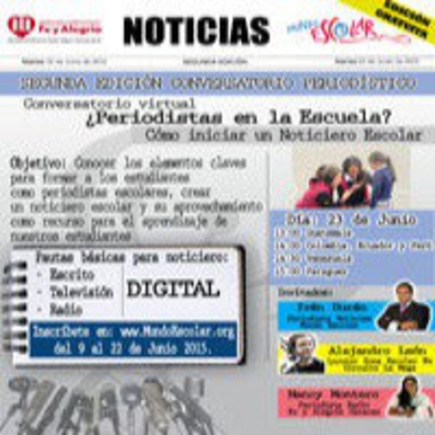Conversatorios de Mundo Escolar Fe y Alegría
