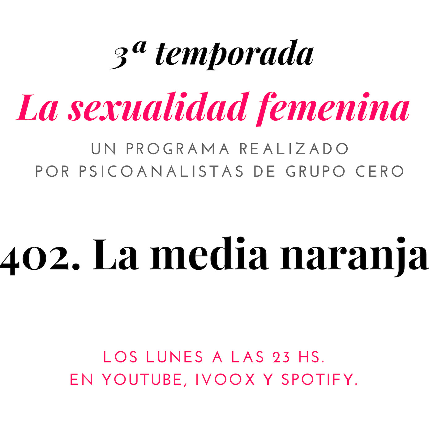 La sexualidad femenina radio.