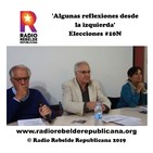 'Algunas reflexiones desde la izquierda' Elecciones #10N