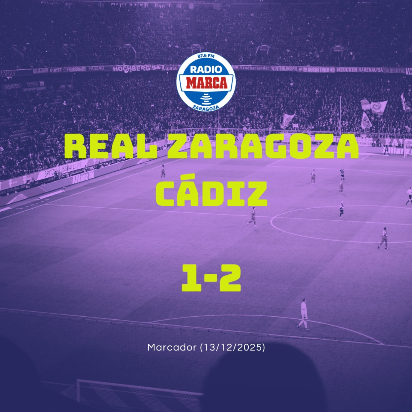 13-12-2025 - Marcador Zaragoza Partido episode artwork
