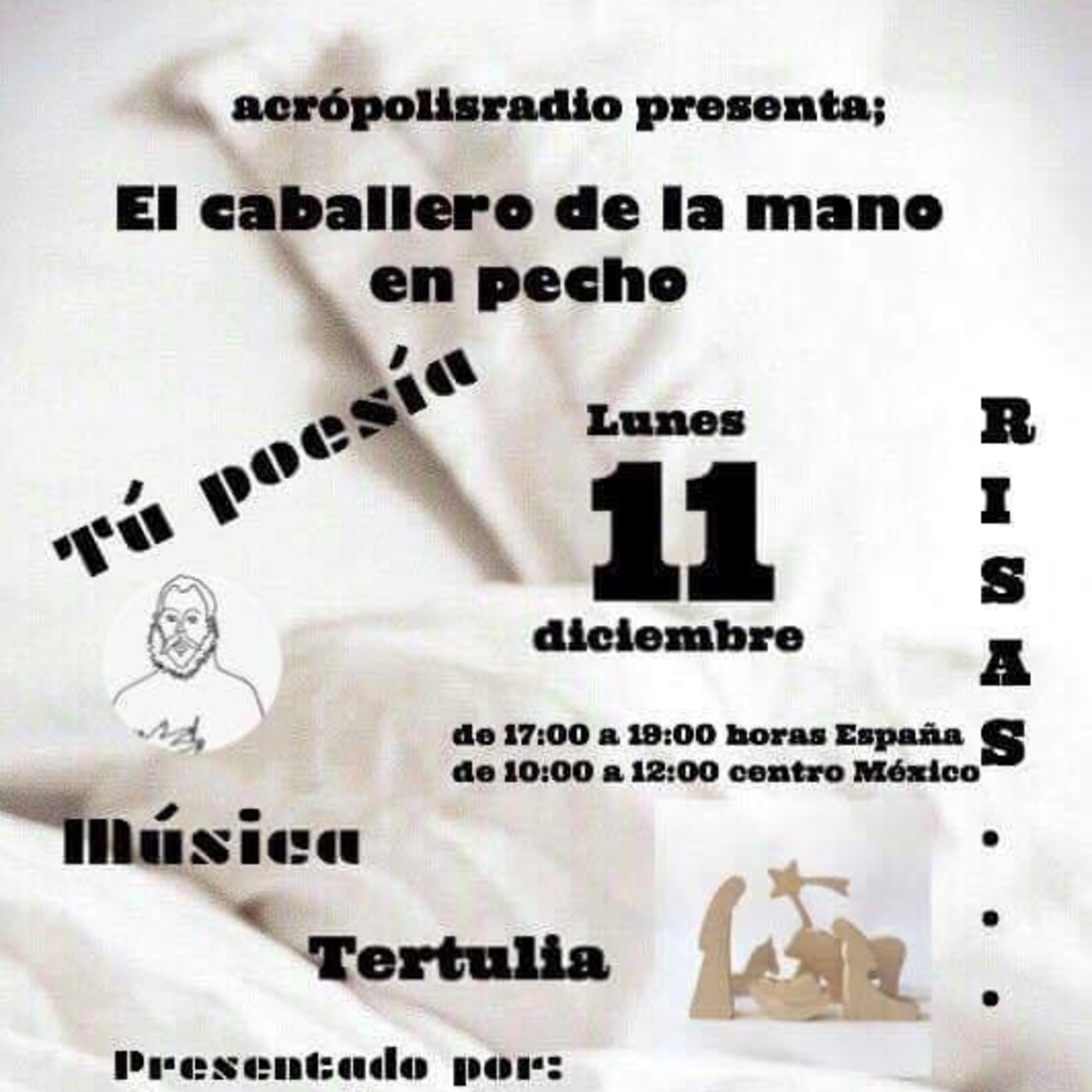 EL CABALLERO DE LA MANO EN EL PECHO