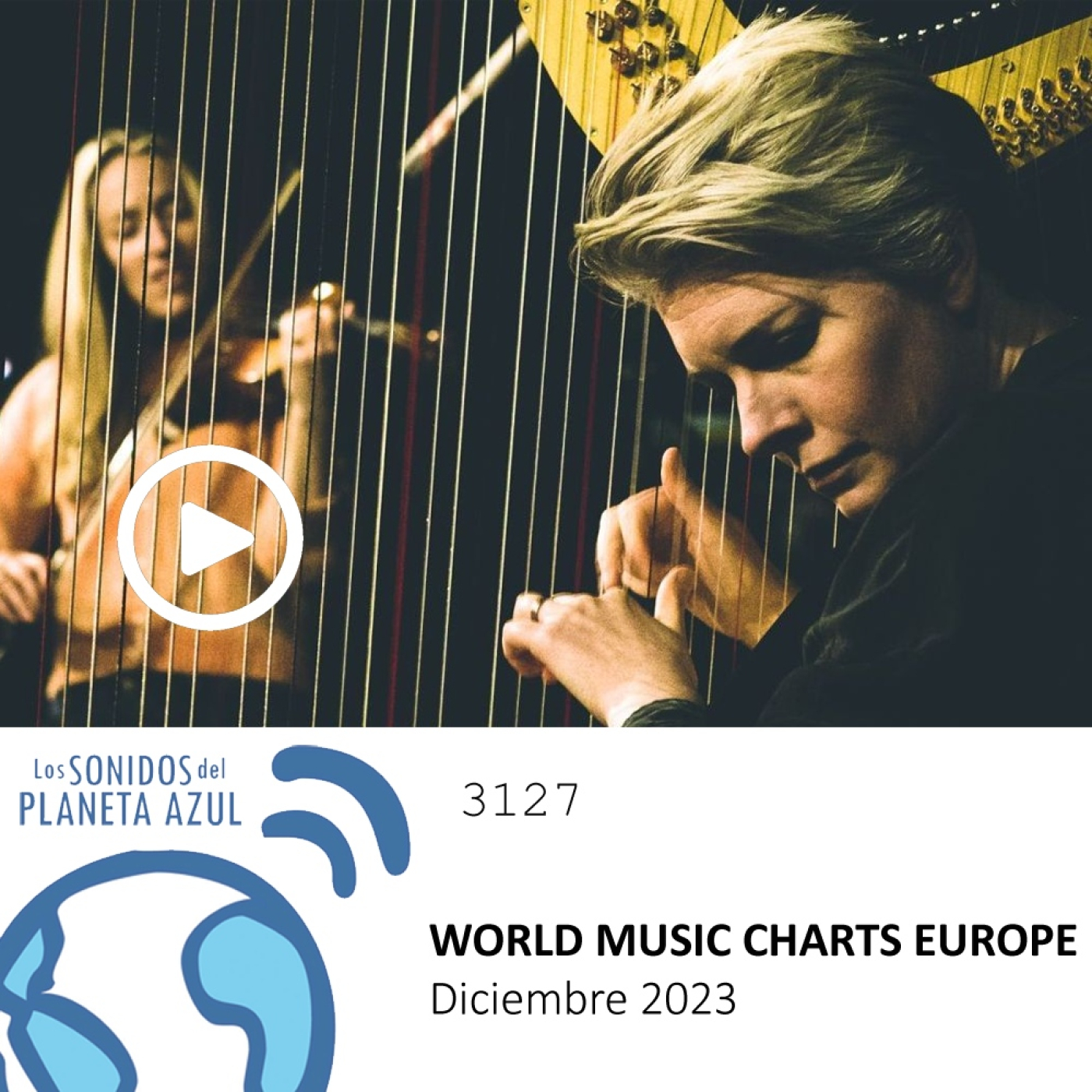Los Sonidos del Planeta Azul 3127 - EDICIÓN EUROPEA · WORLD MUSIC CHARTS EUROPE DICIEMBRE 2023 (02 12 2023) episode artwork