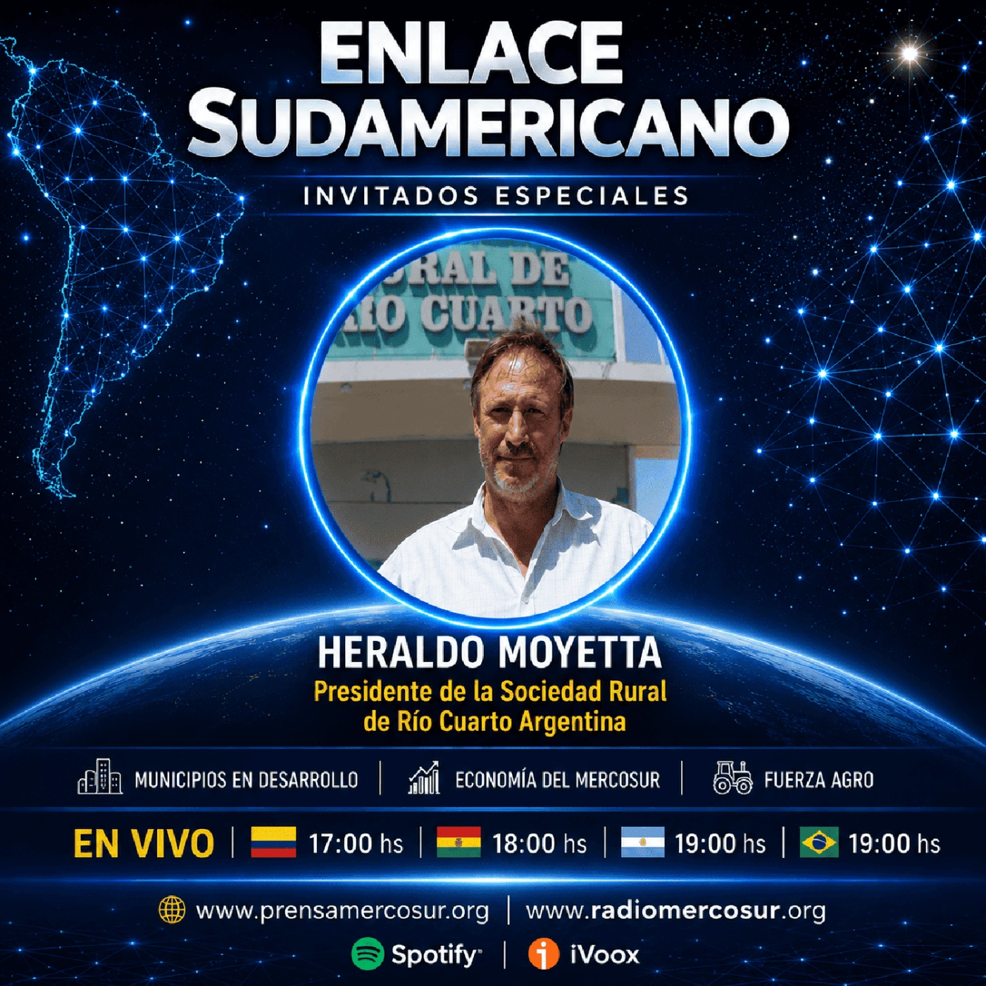 Enlace Sudamericano: Heraldo Moyetta analizó el presente y las perspectivas del agro argentino
