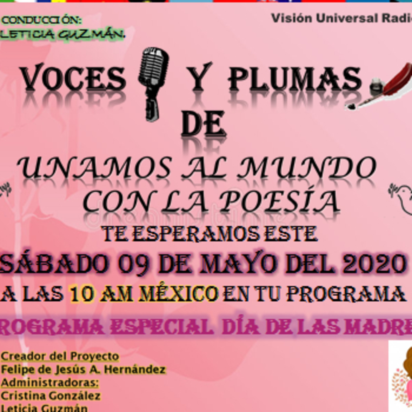 VOCES Y PLUMAS DE UNAMOS AL MUNDO CON LA POESÍA
