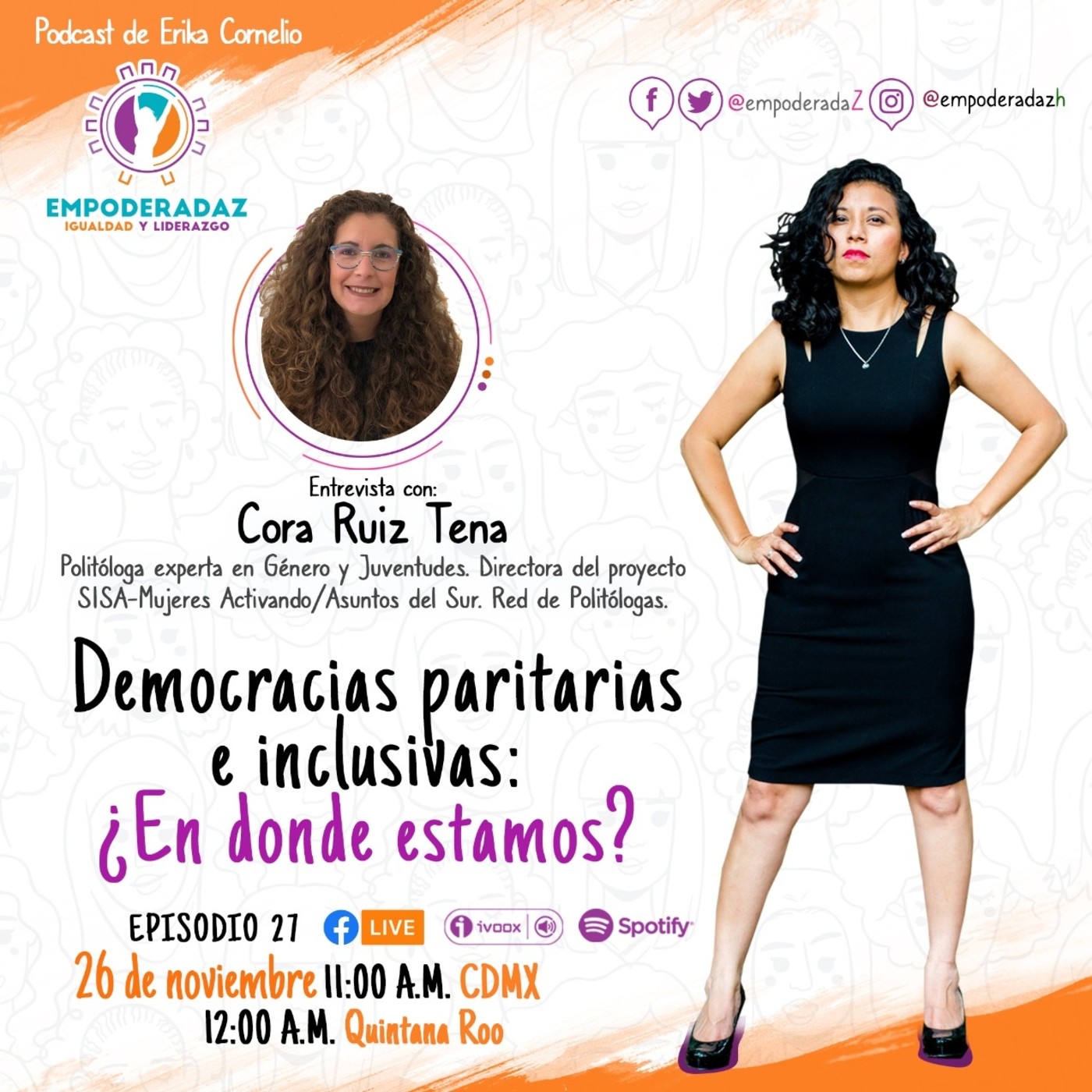 EmpoderadaZ. El Podcast de Erika Cornelio