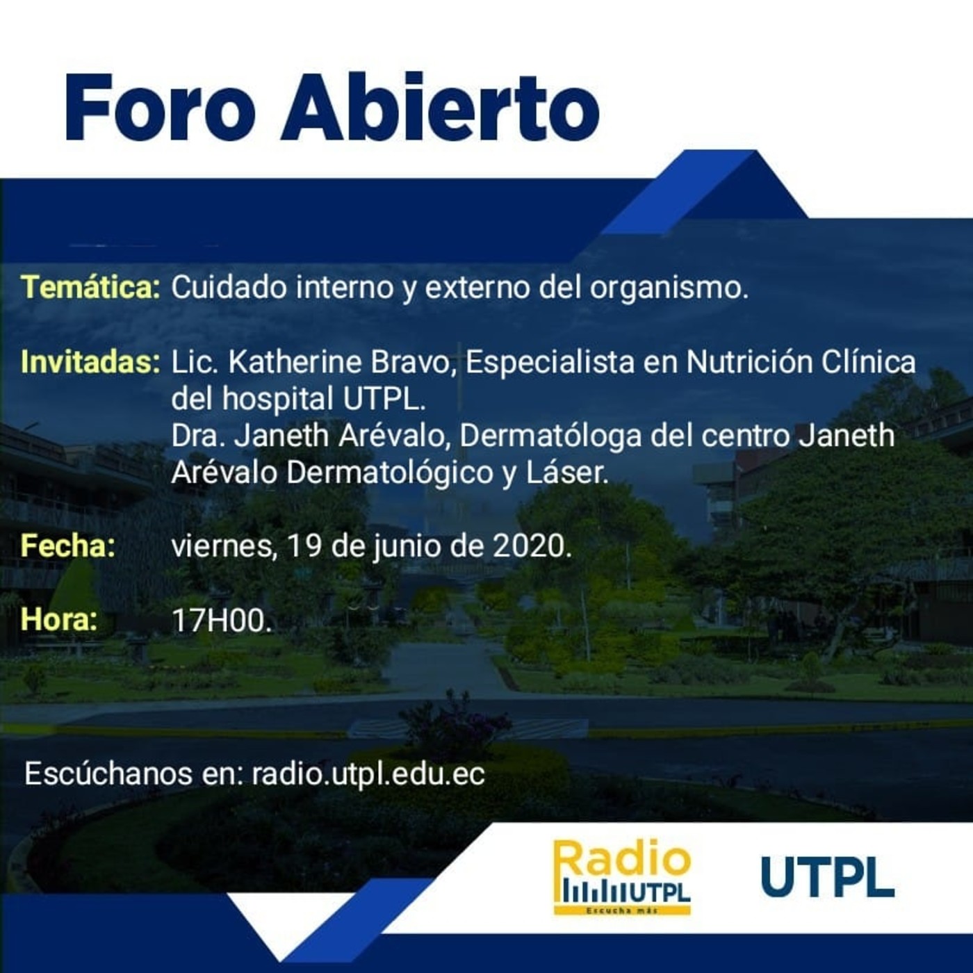 Foro Abierto, primer programa