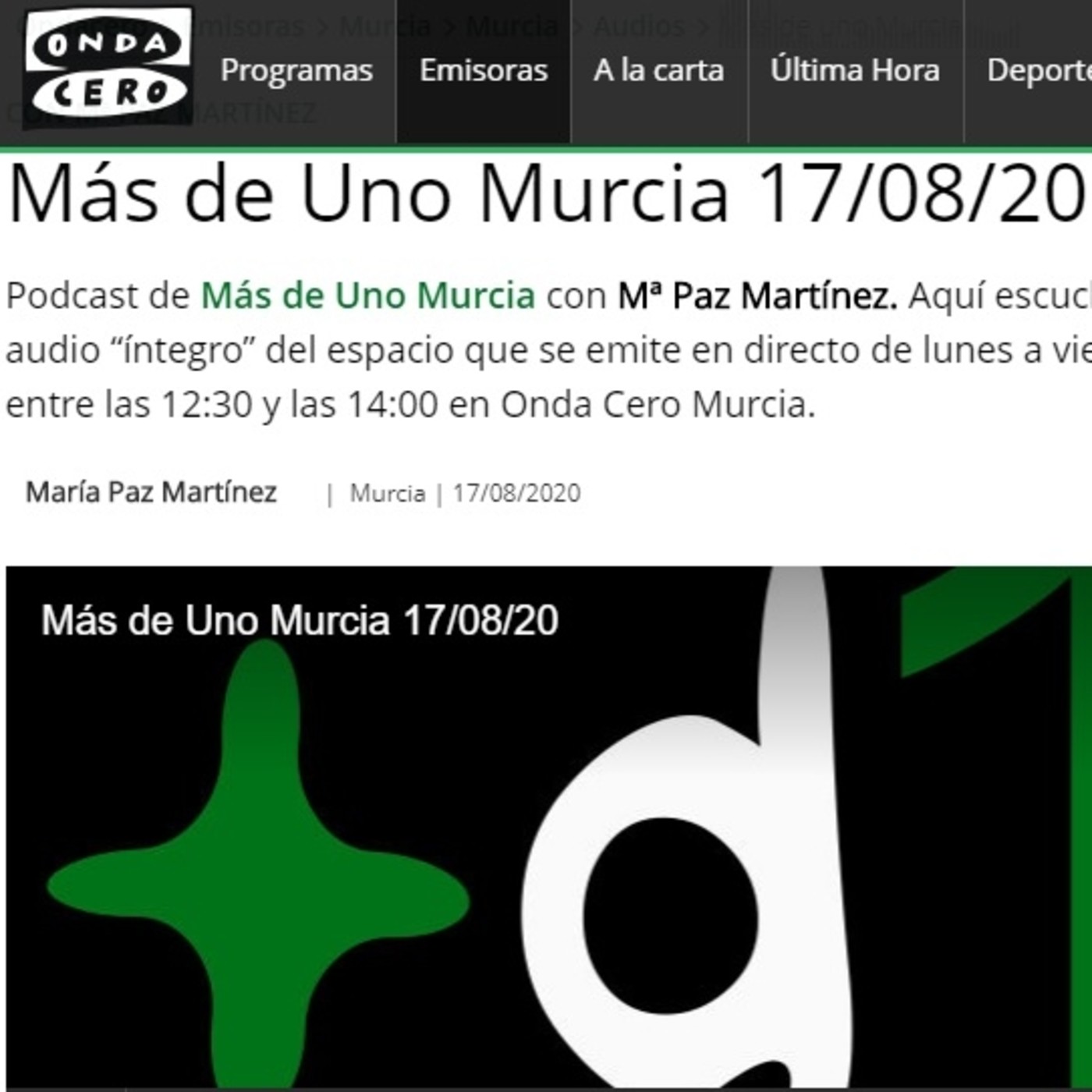 Podcast Podcast de UGT Murcia