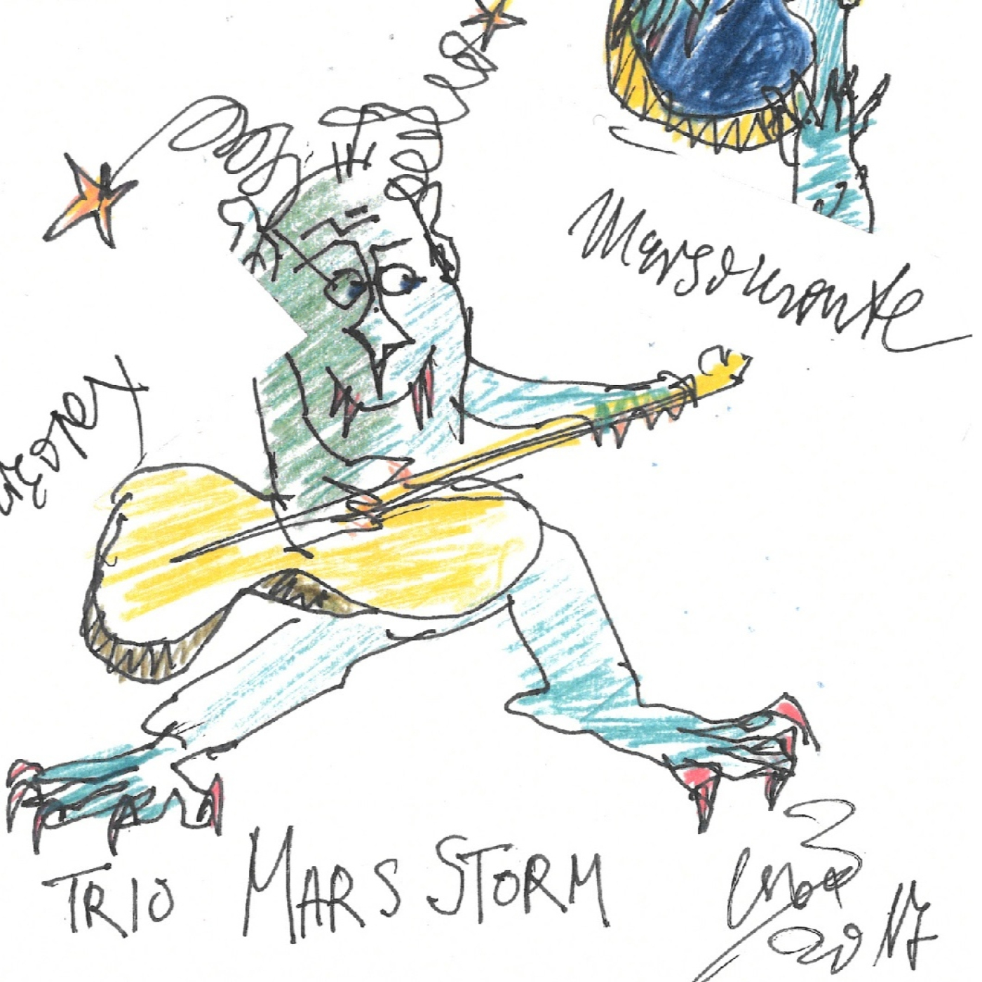 Marcianos que nos tocan las guitarras
