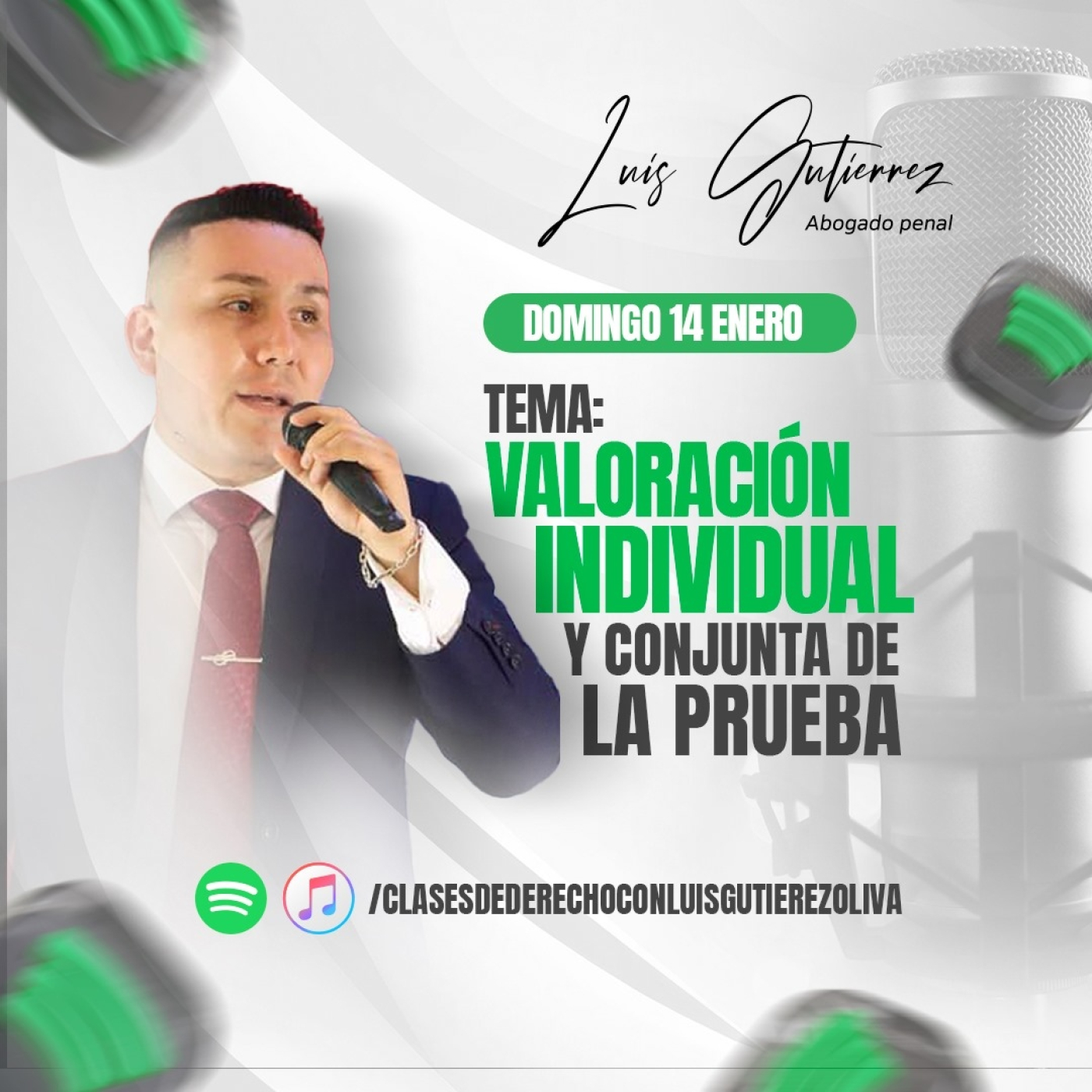 Clases de derecho, con Luis Gutierrez Oliva