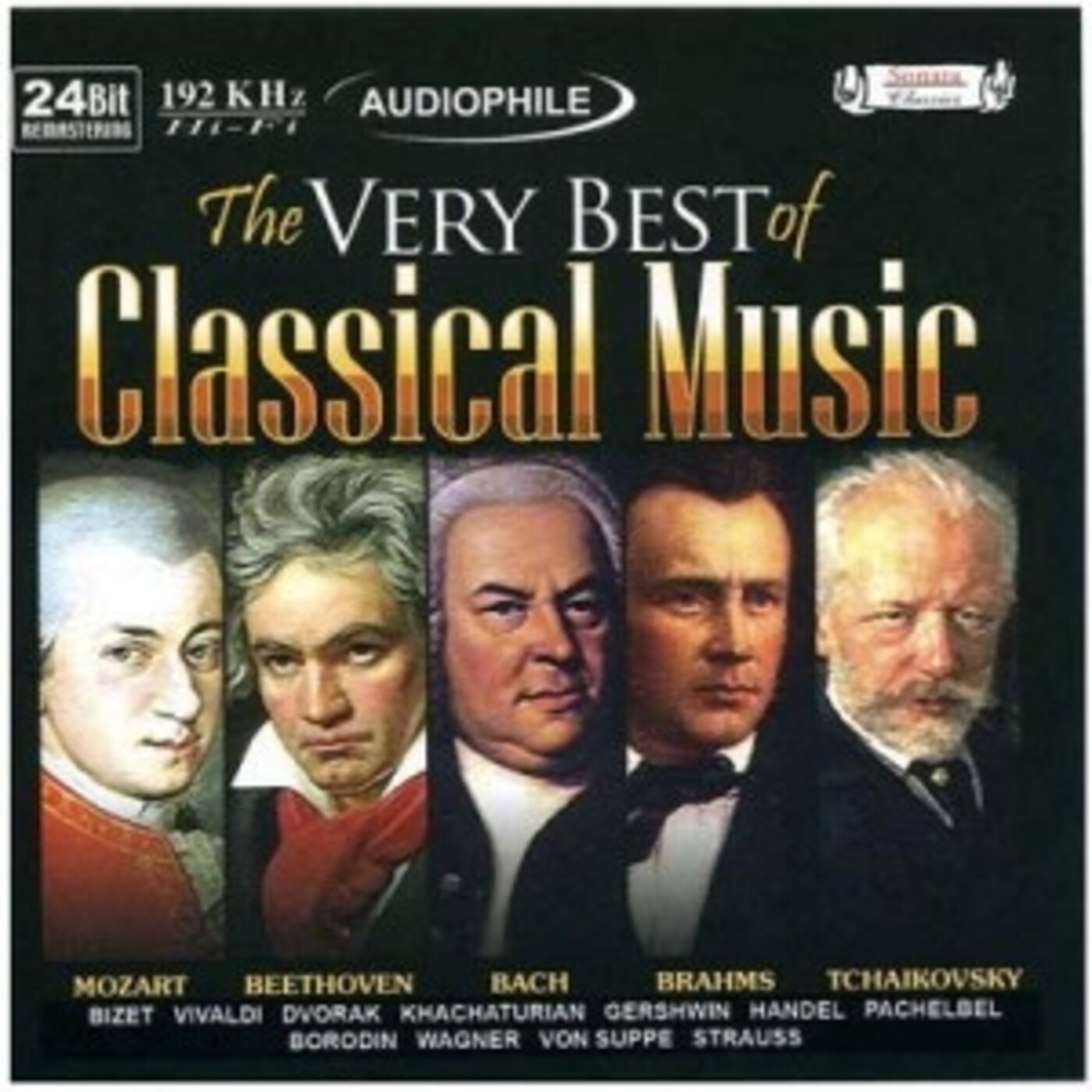 La mayoría de las obras maestras de música clásica icónicas que todos conocen en un solo audio
