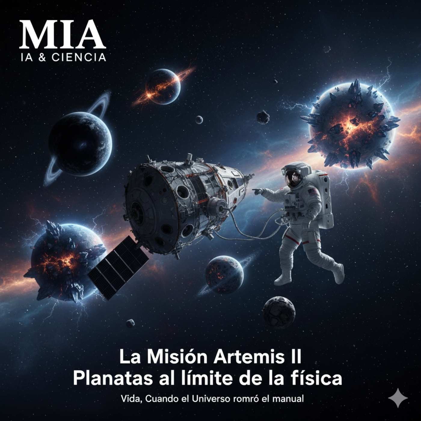 MIA T1X21 La Misión Artemis II, Planetas al límite de la física Vida, Cuando el Universo rompió el manual.