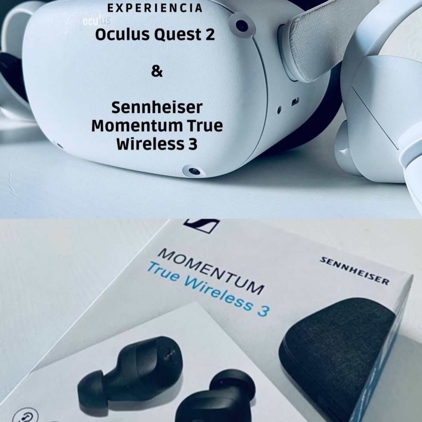 Experiencia Oculus Quest 2 y Sennheiser Momentum True Wireless 3