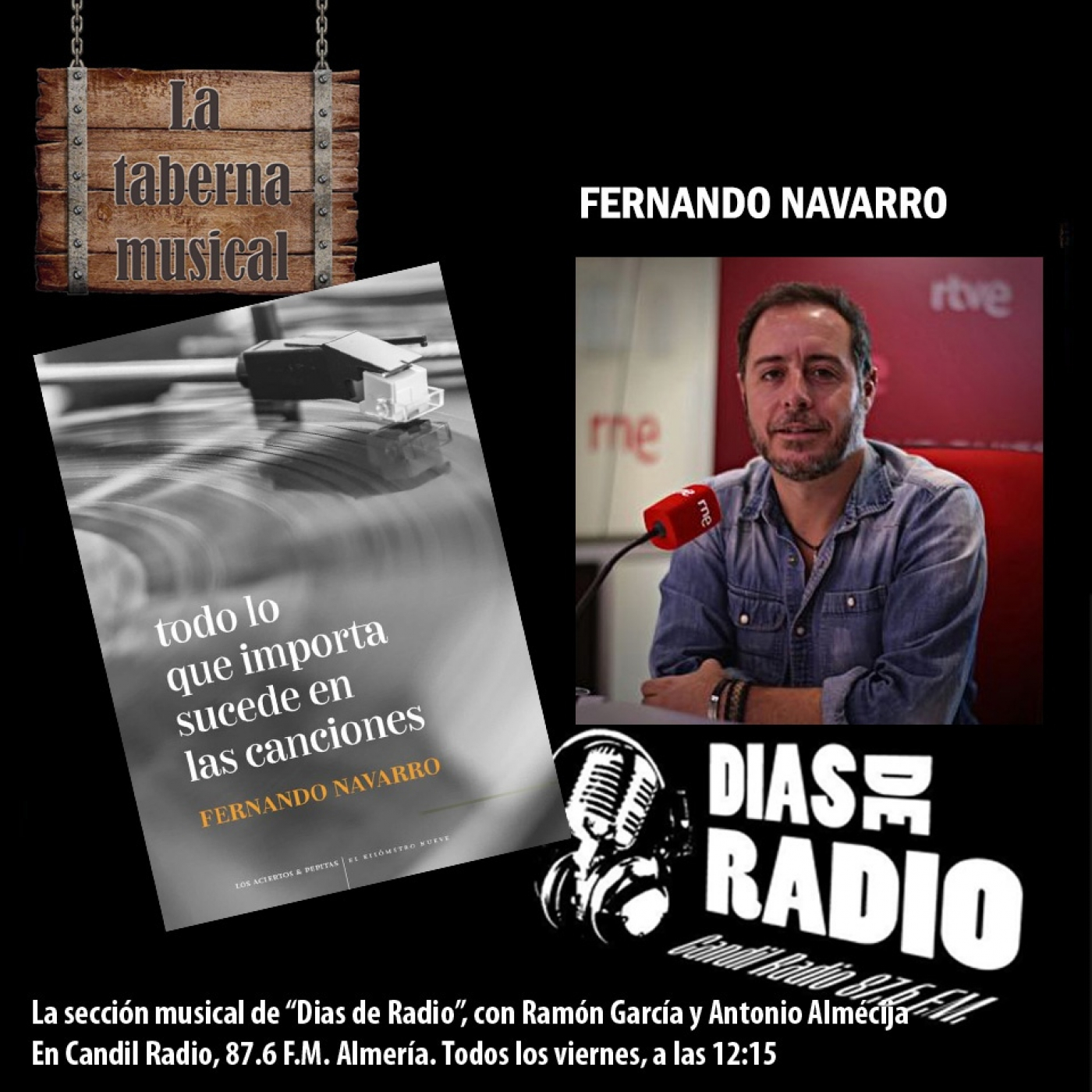 La taberna musical - 10x04 - Todo lo que importa sucede en las canciones (Invitado: Fernando Navarro) episode artwork