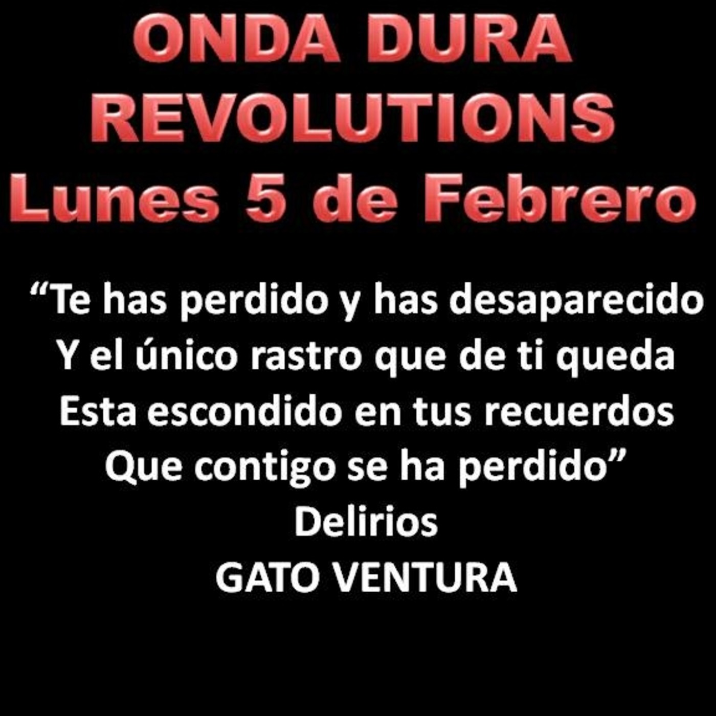 ONDA DURA REVOLUTIONS