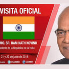 Recibe Díaz-Canel a Presidente de la India