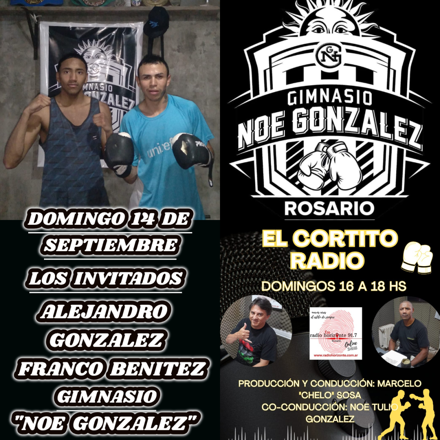 HOY LOS INVITADOS SON "ALEJANDRO GONZALEZ Y FRANCO BENITEZ" BOXEO AMATEUR GIMNASIO "NOE GONZALEZ" ROSARIO. episode artwork