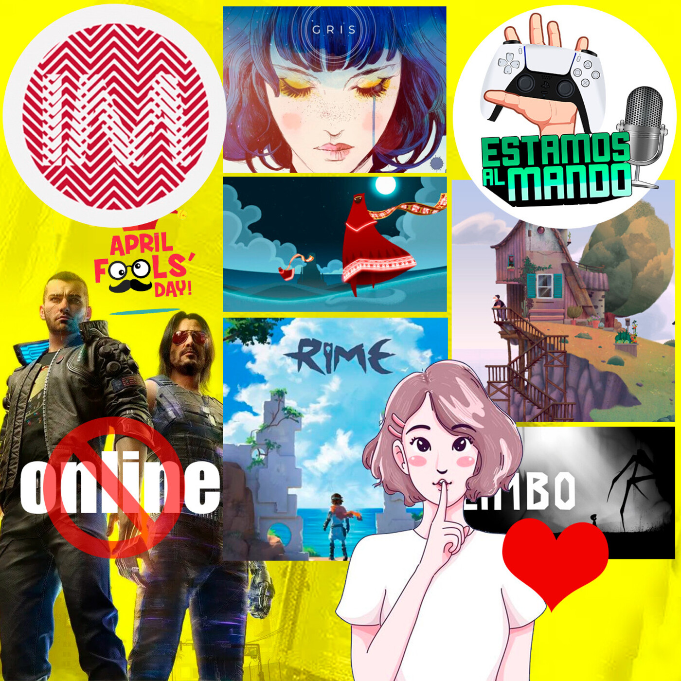 EAM 3-26 Juegos que emocionan sin decir nada con Invisible Movement, Cyberpunk sin online, Aprils fools