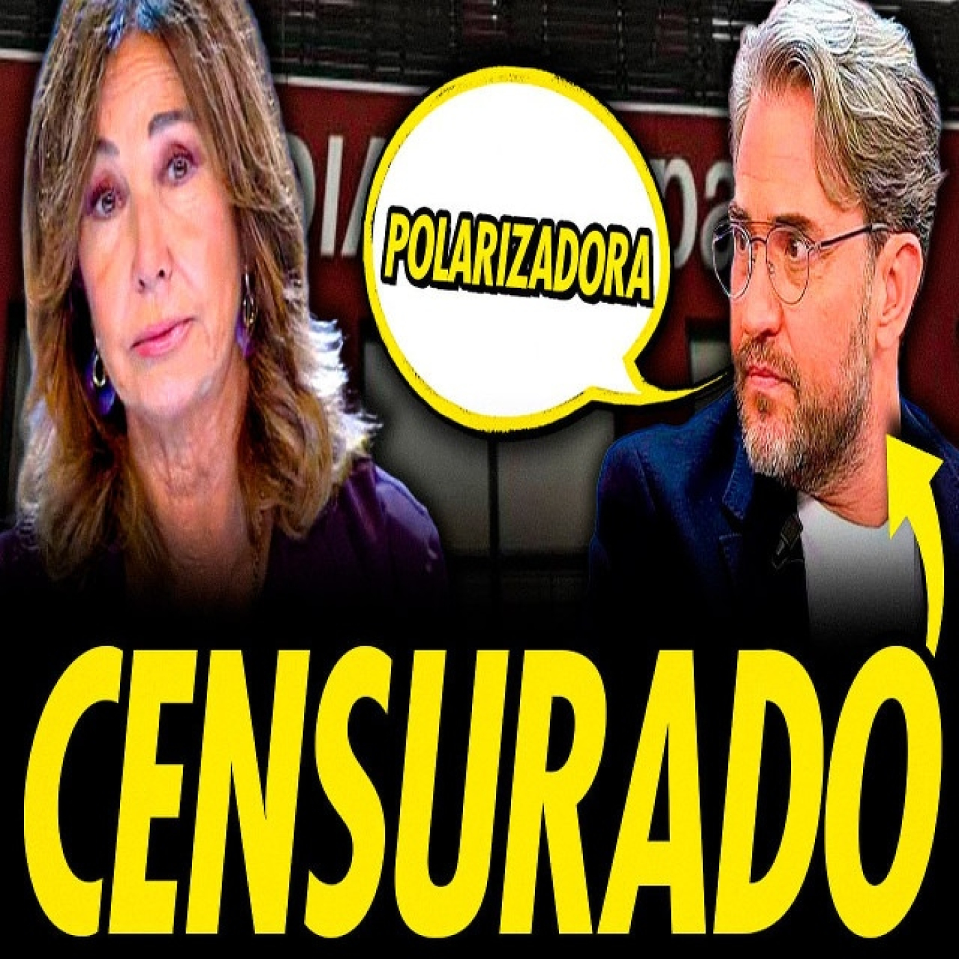 MEDIASET BORRA A MÁXIM HUERTA LLAMANDO POLARIZADORA A ANA ROSA
