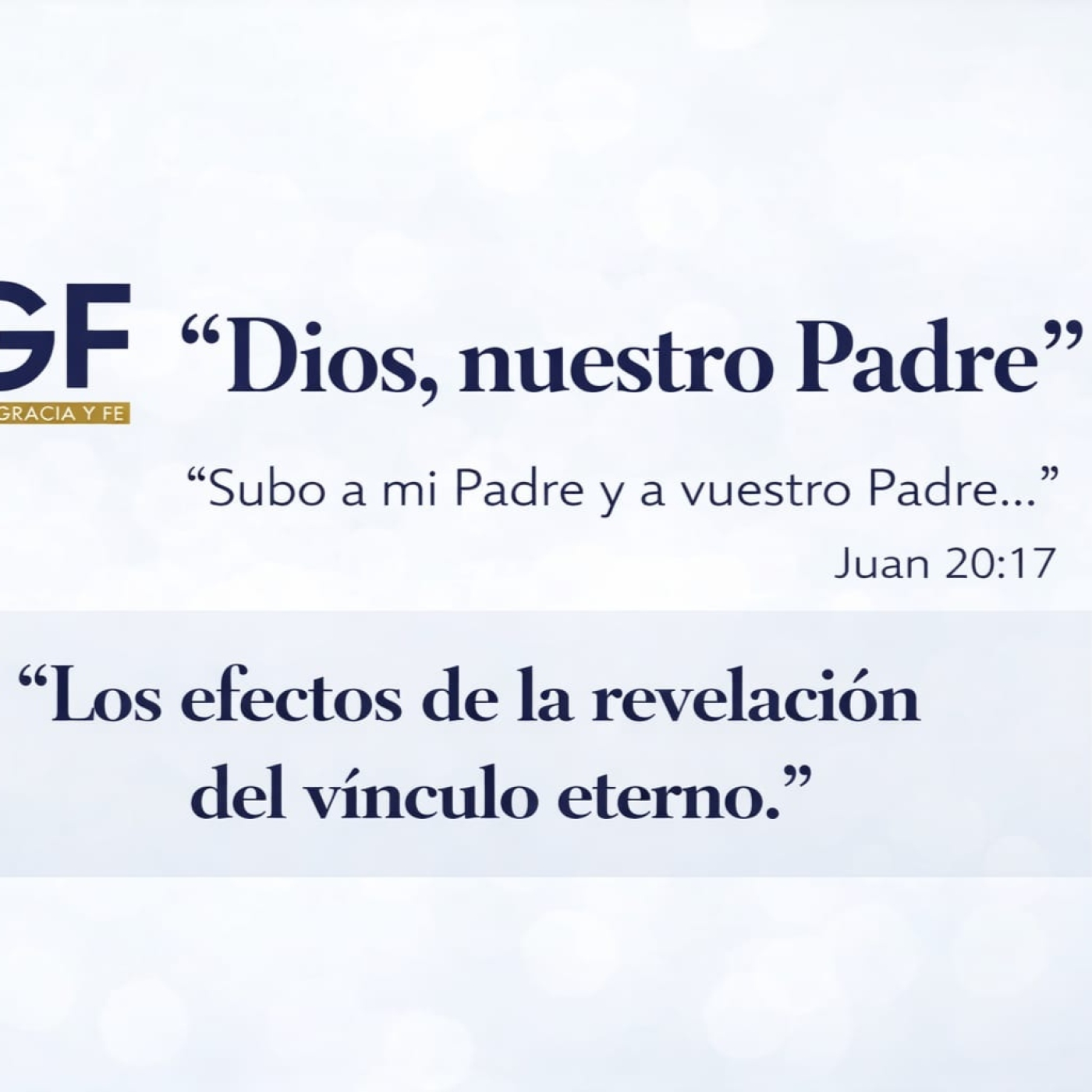 Los efectos de la revelación del vínculo eterno 1 (Dios, nuestro Padre 6) - Pastor Kenneth Solà episode artwork