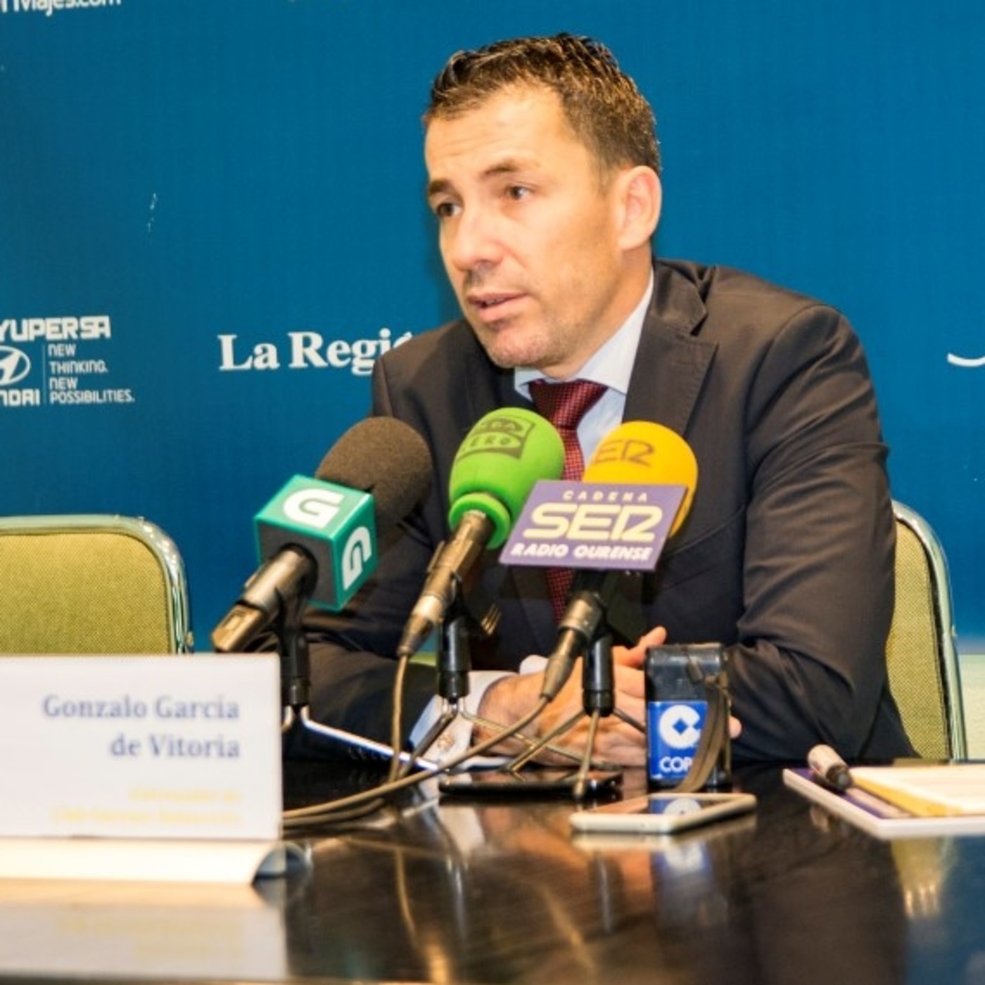 RP Postpartido Gonzalo García de Vitoria (Ourense-Oviedo J.1)