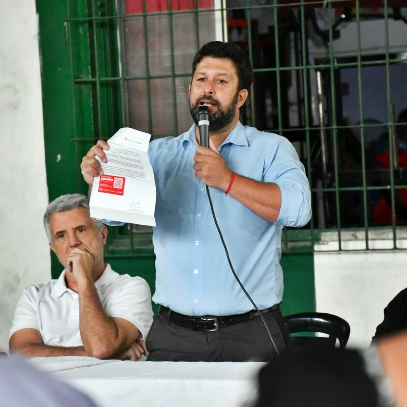 Santiago Muñiz @santi_muniz82 (Sec. de Producción Municipio de Morón, Sec. Gral. Partido Justicialista de Morón) In Loco
