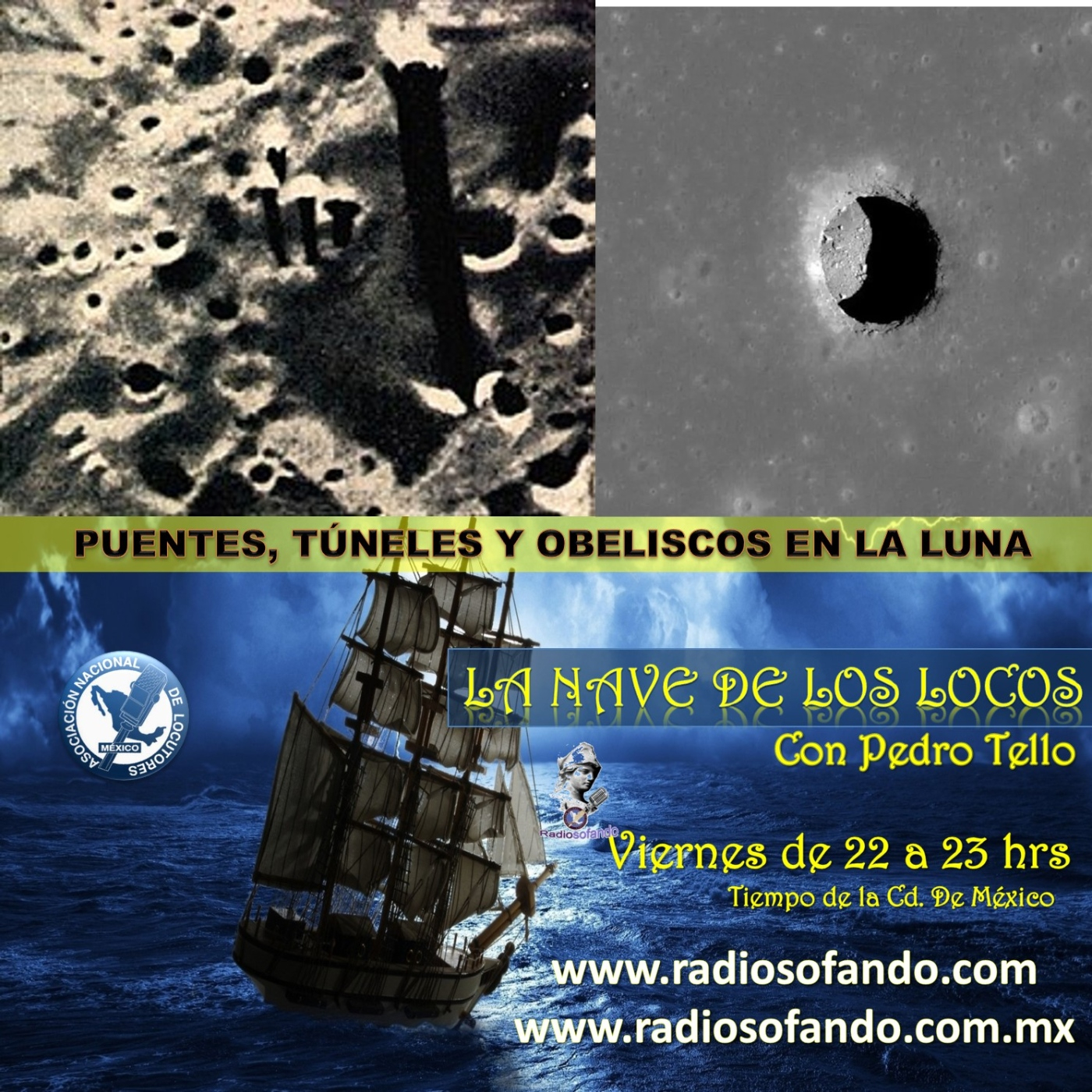 La Nave de los Locos_PUENTES, TÚNELES Y OBELISCOS EN LA LUNA_06-03-26 episode artwork