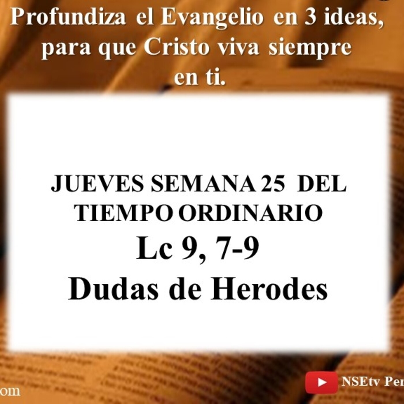 El 1, 2, 3 DEL EVANGELIO