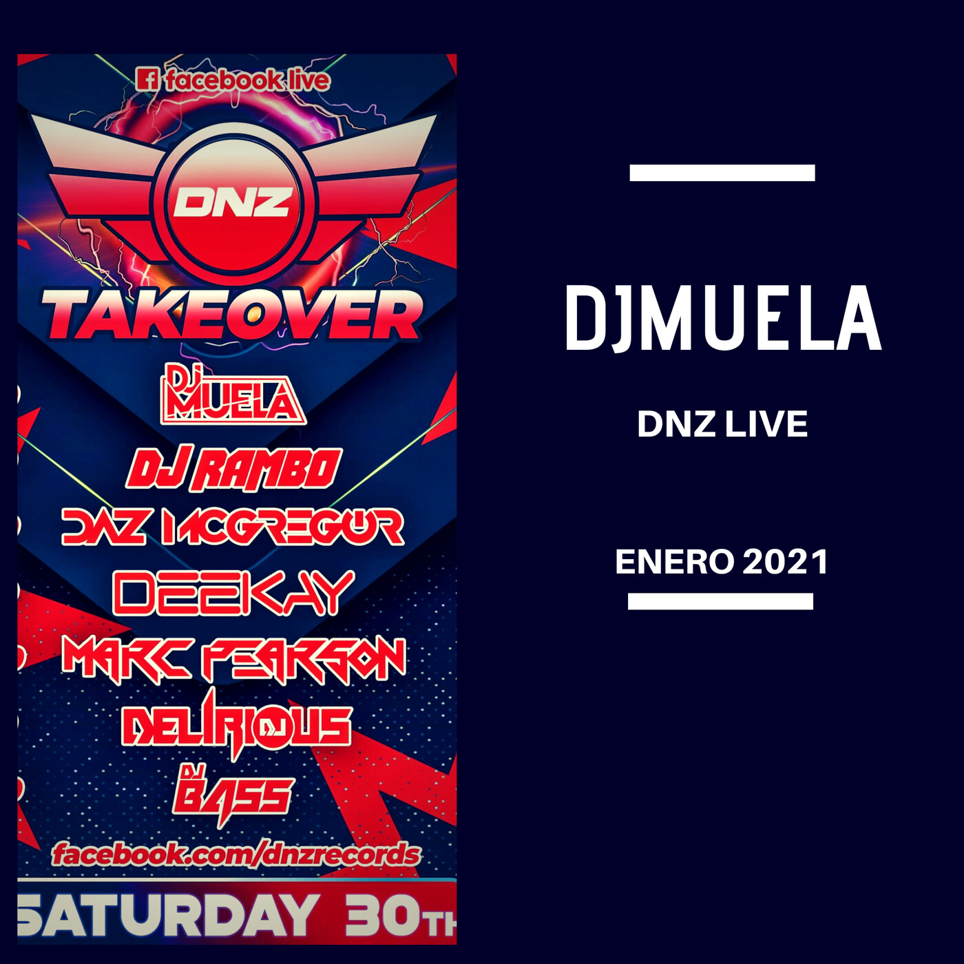 DjMuela DNZ LIVE Enero 2021 - Episodio exclusivo para mecenas episode artwork