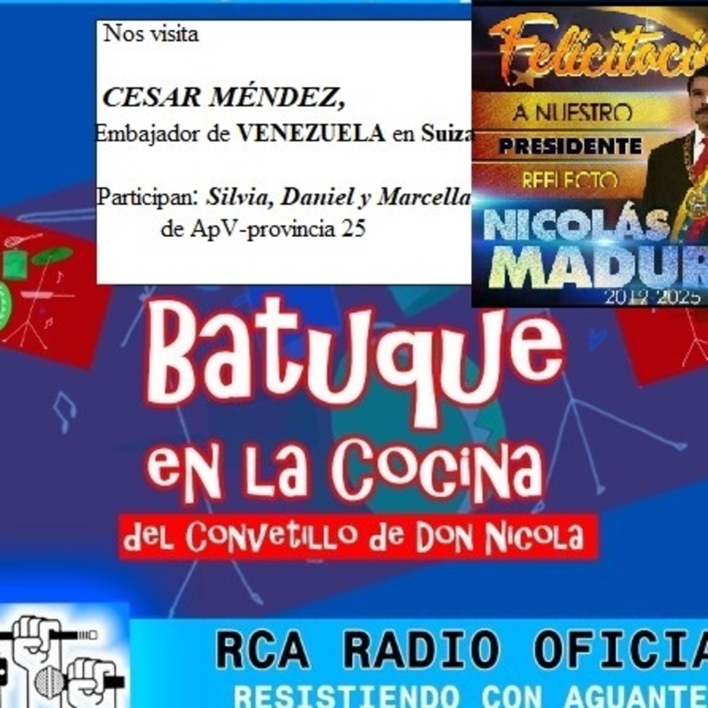 BATUQUE en la COCINA...CESAR MENDÉZ,Embajador de Venezuela en Suiza episode artwork