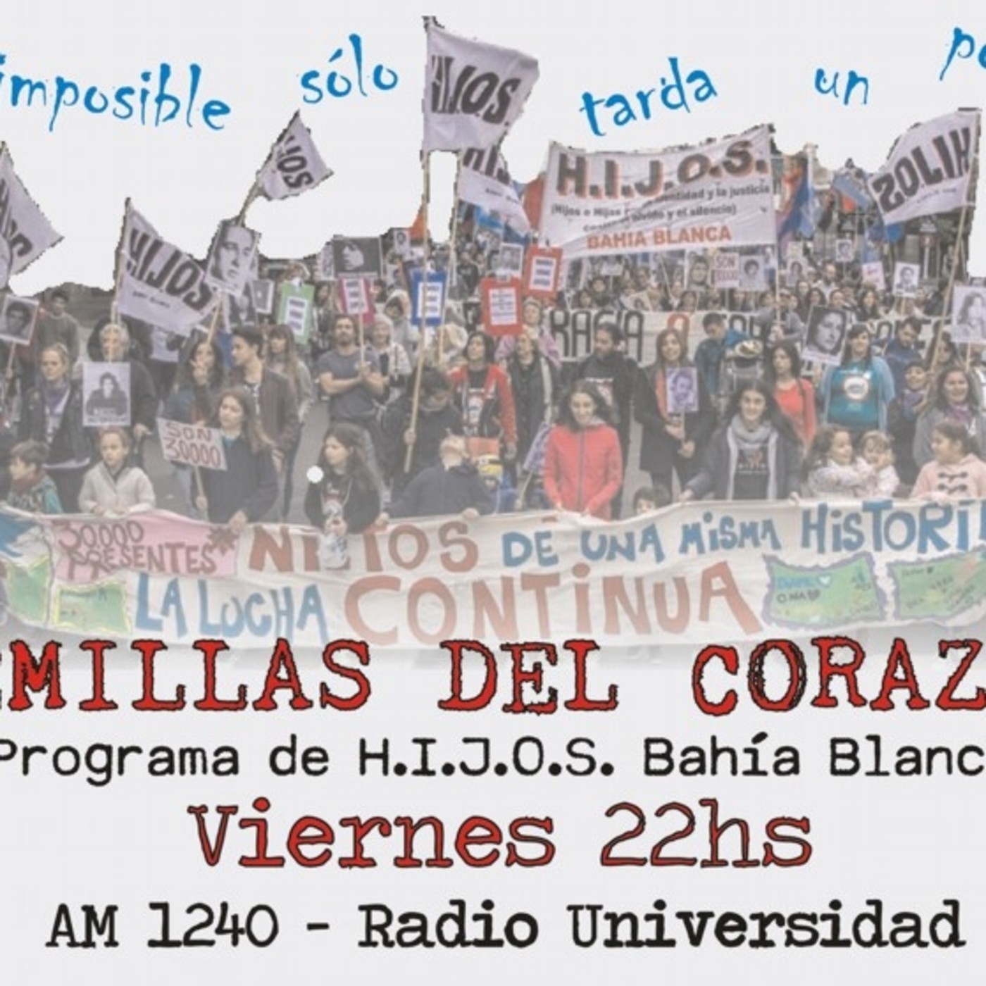Semillas del Corazón Programa de HIJOS BahiaBlanca