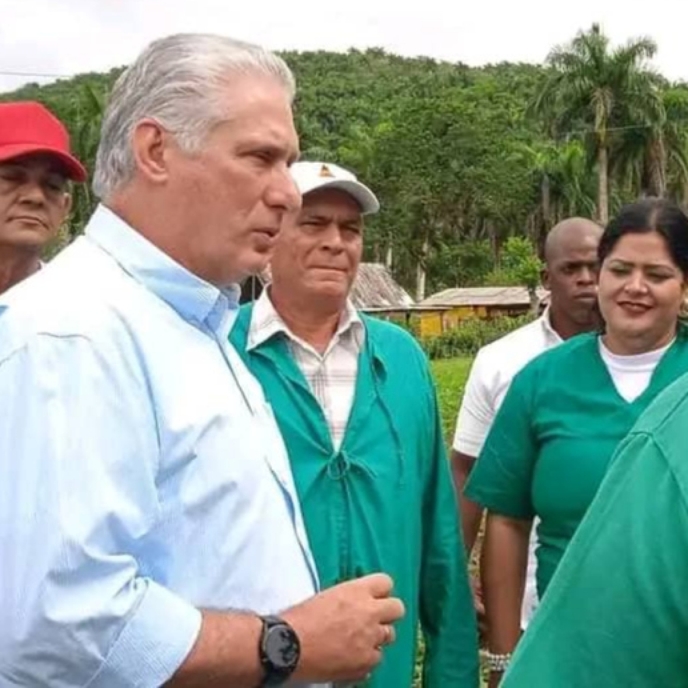Presidente cubano recorrió municipio guantanamero de Yateras