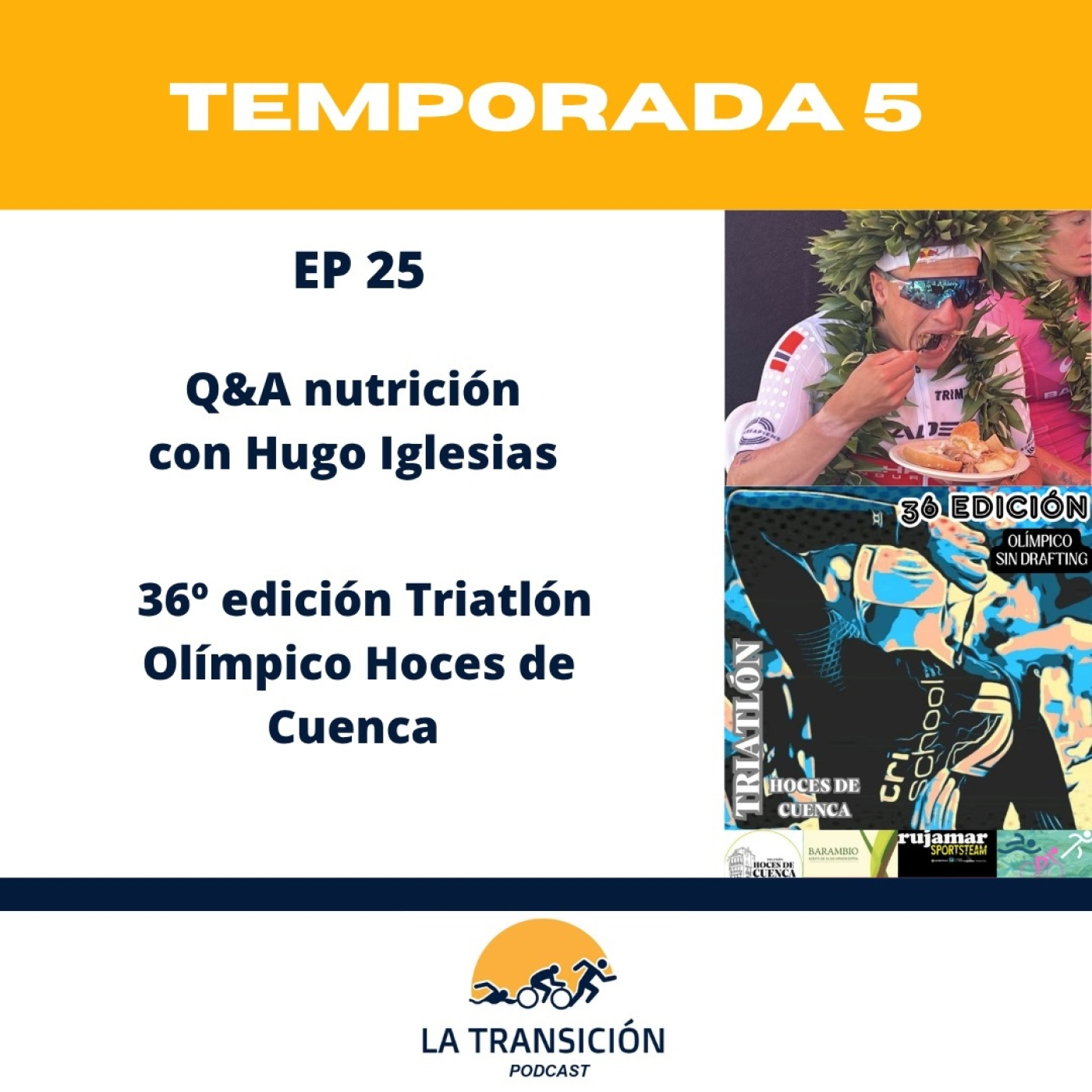 5x25. Q&A nutrición con Hugo Iglesias y el 36º Triatlón Hoces de Cuenca. episode artwork