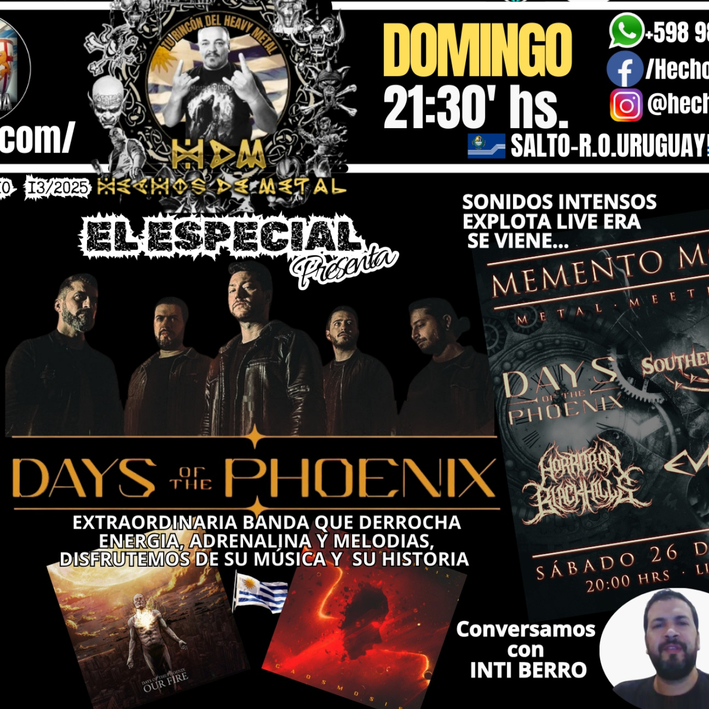 HECHOS DE METAL_Programa Nro. 241 Episodio 13 Temporada 6 (13.Abril.2025)_Especial DAYS OF THE PHOENIX episode artwork