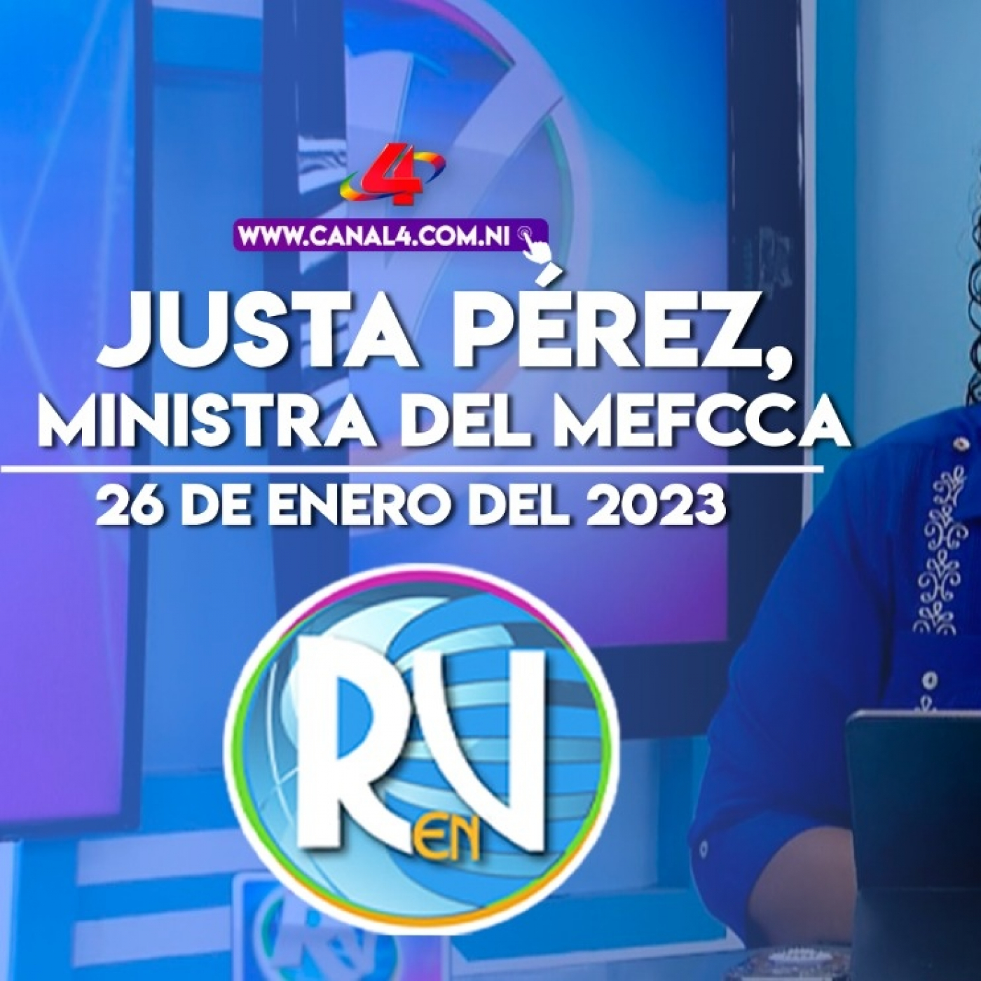 Justa Pérez, Ministra del MEFCCA en la Revista En Vivo con Alberto Mora – 26 de enero del 2023 episode artwork