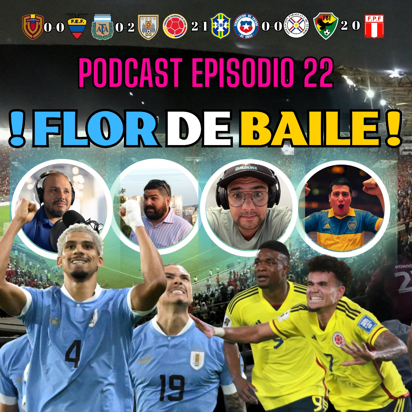 Argentina fue arrollada por Uruguay y Colombia deja en coma a Brasil / Eliminatorias Sudamericanas episode artwork