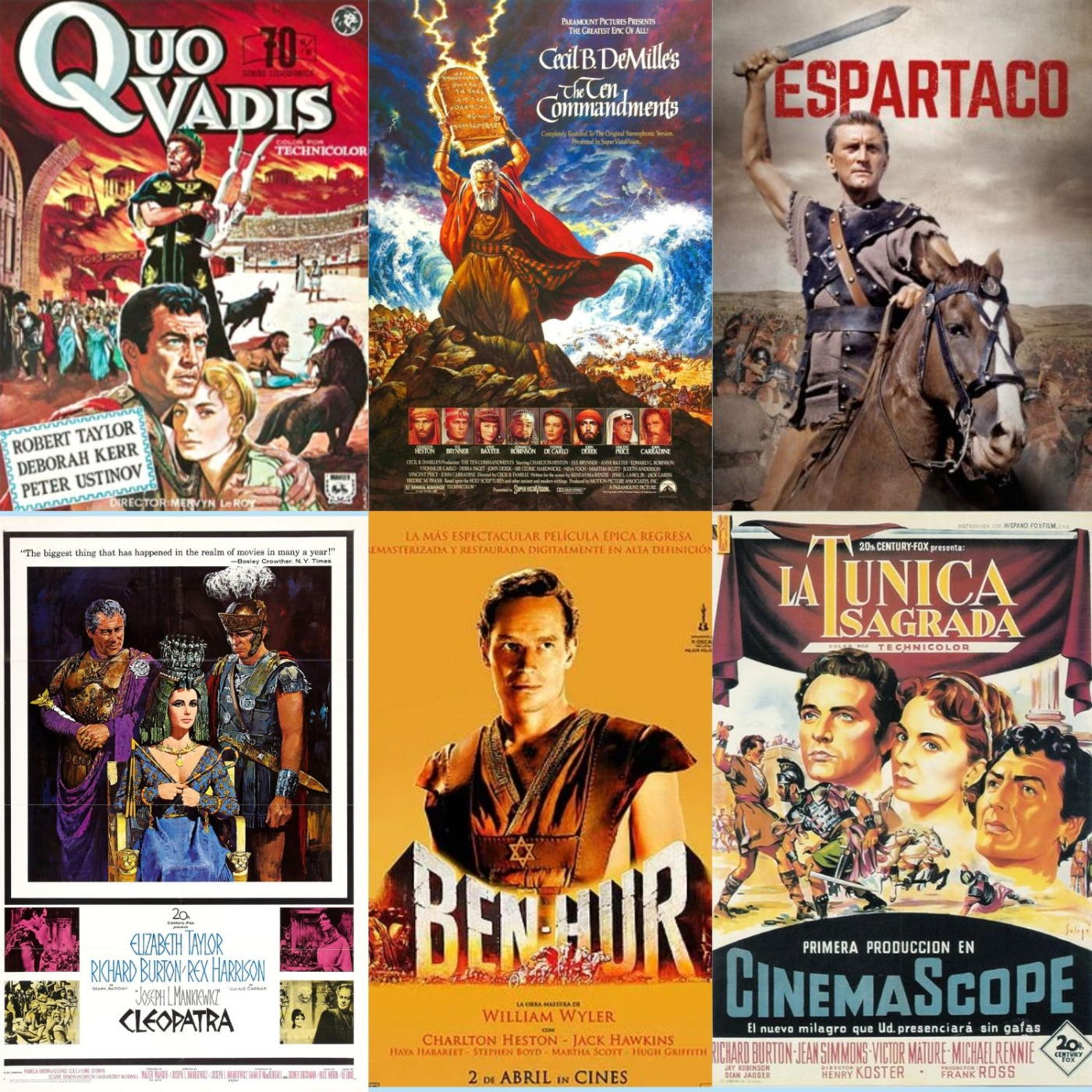 Hollywood en Semana Santa: Roma, Egipto y la Biblia en el cine del siglo XX