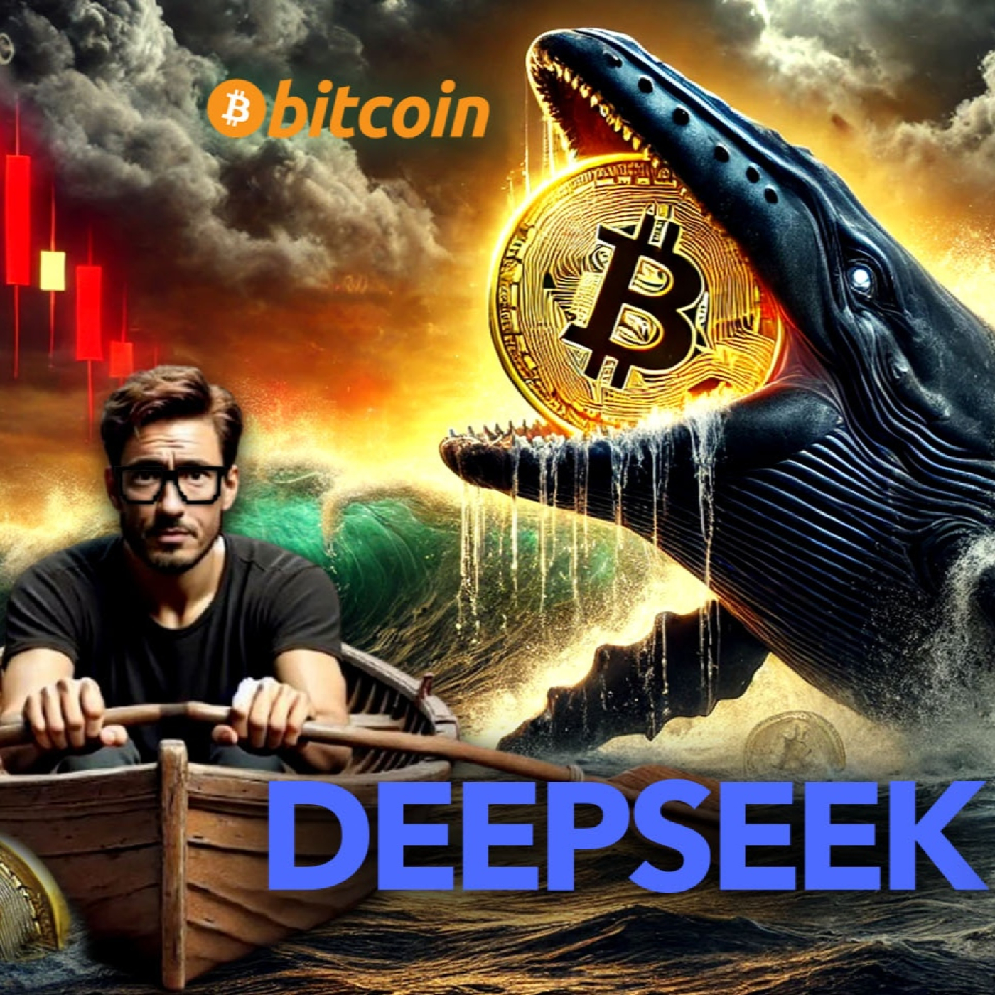 DEEPSEEK "₿allena NEGRA" ¡HUNDIENDO los Mercados!