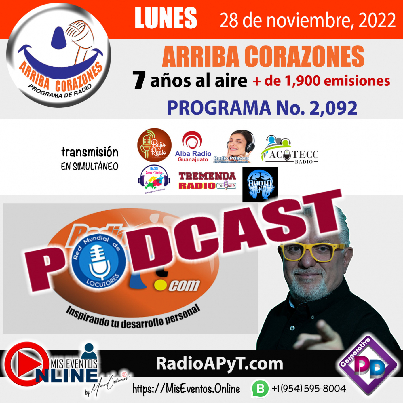 2092-arriba-corazones-2022-11-28-LUNES-Programa07-GrandesExitos-JoseAlfredoJimenez episode artwork